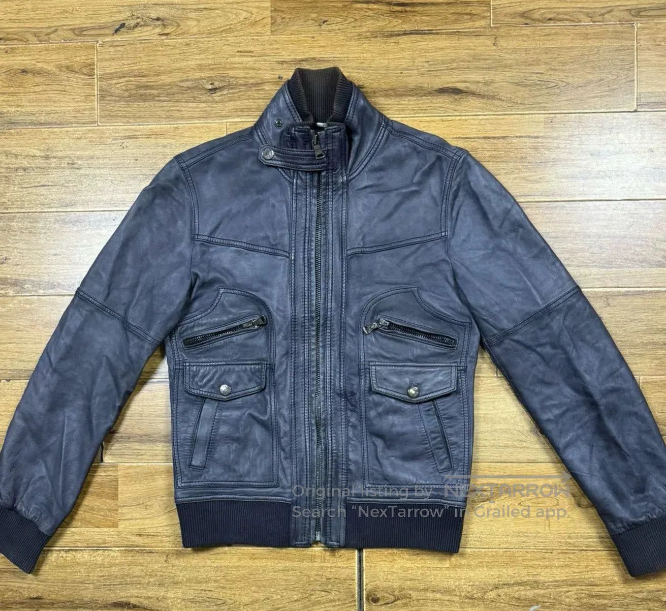 Dolce & Gabbana D&G Men's Genuine Leather Jacket. Size US M / EU 48-50 / 2 - 1 Thumbnail