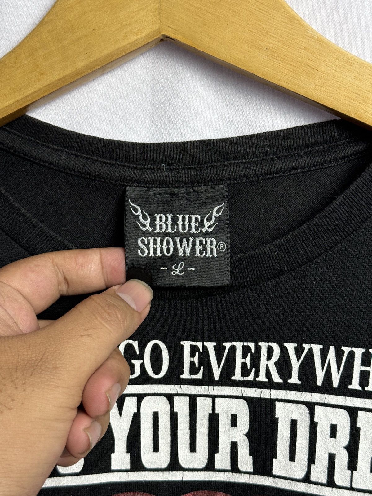 Hysteric Glamour × Japanese Brand × PPFM Japanese Blue Showers Skulls long sleeve Size US M / EU 48-50 / 2 - 7 Thumbnail
