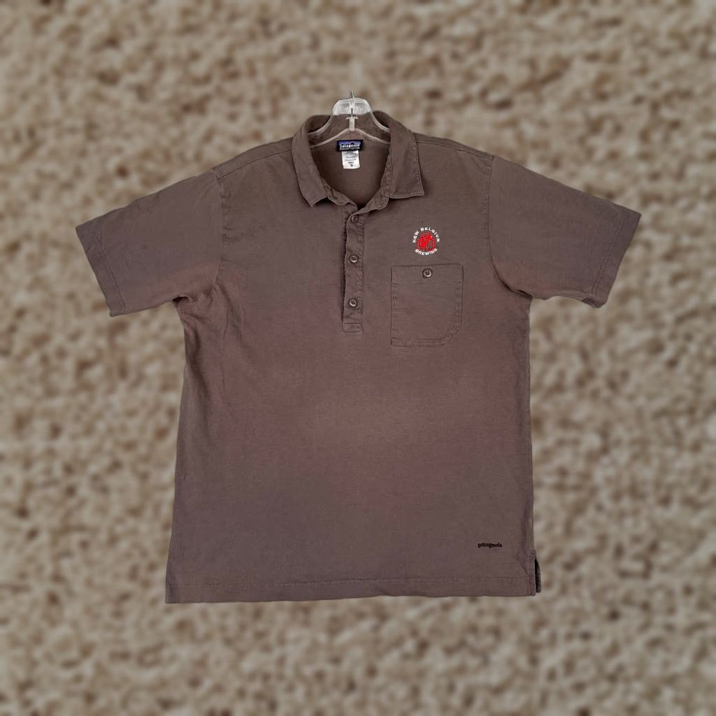 Patagonia Patagonia Polo Shirt Adult Medium Gray Cotton Knit New Bern? Size US M / EU 48-50 / 2 - 1 Thumbnail