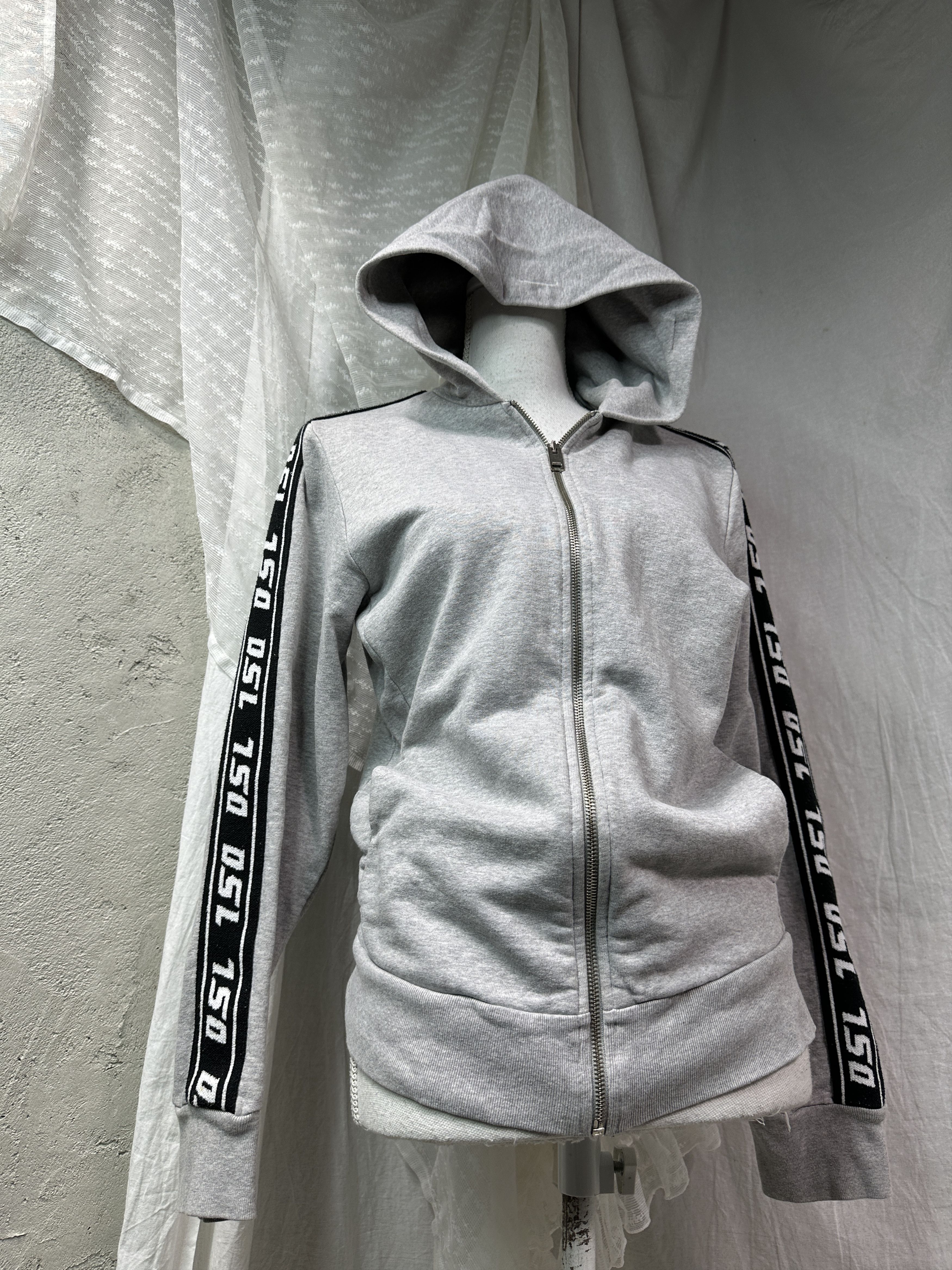 Diesel Vintage Streetwear Sporty Diesel Lampas Zip Hoodie Y2K Size US XS / EU 42 / 0 - 1 Thumbnail