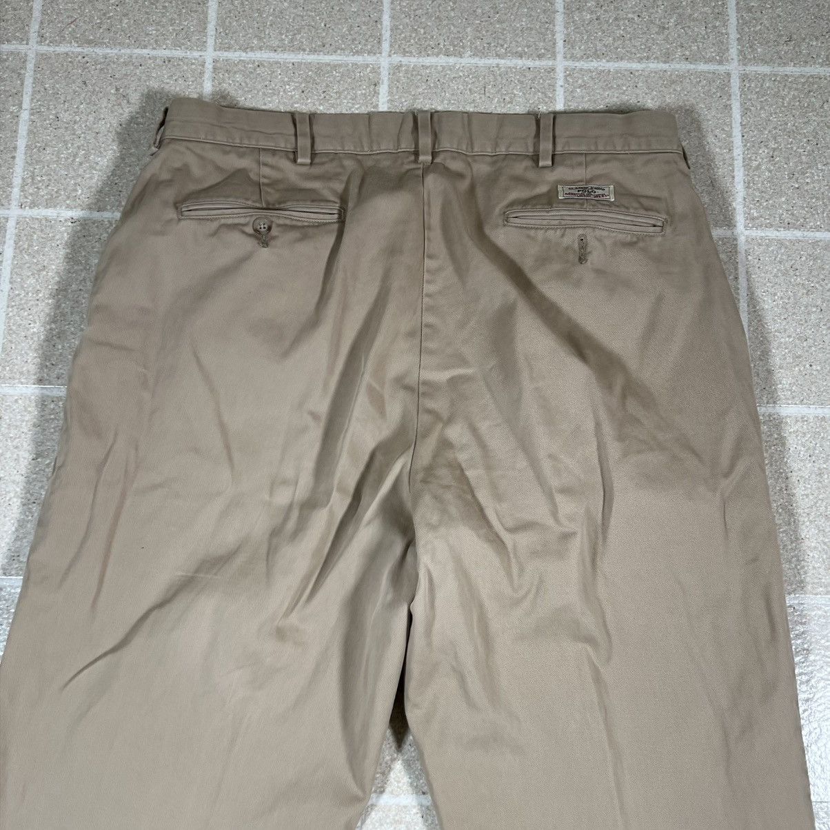 Polo Ralph Lauren vintage polo ralph lauren Khaki Beige chino pants 32x30 Size US 32 / EU 48 - 5 Thumbnail