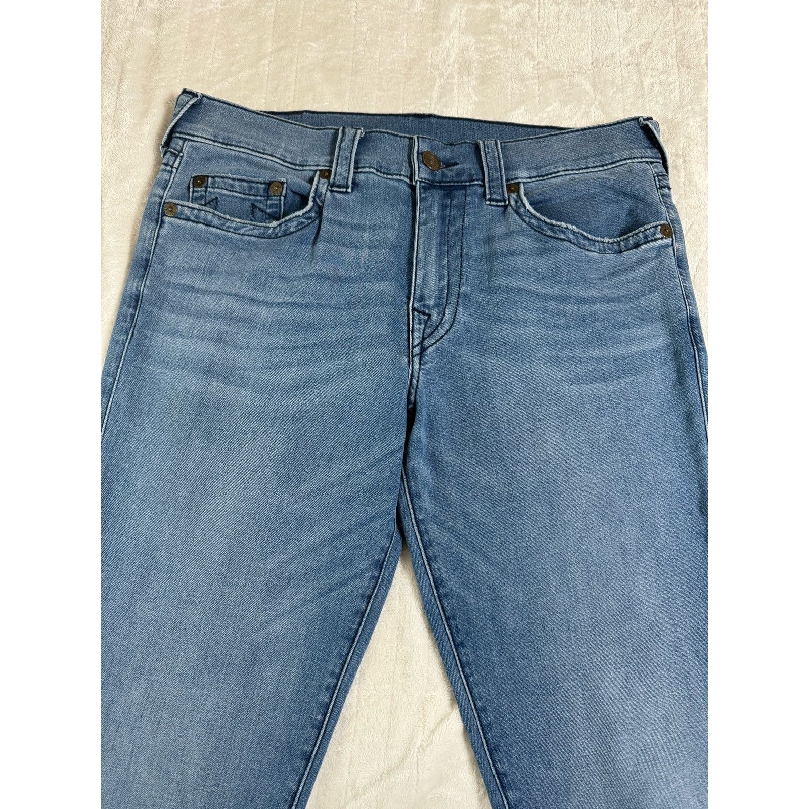 True Religion True Religion Ricky Relaxed Straight Denim Pants Men Size 33 Size US 33 - 3 Thumbnail