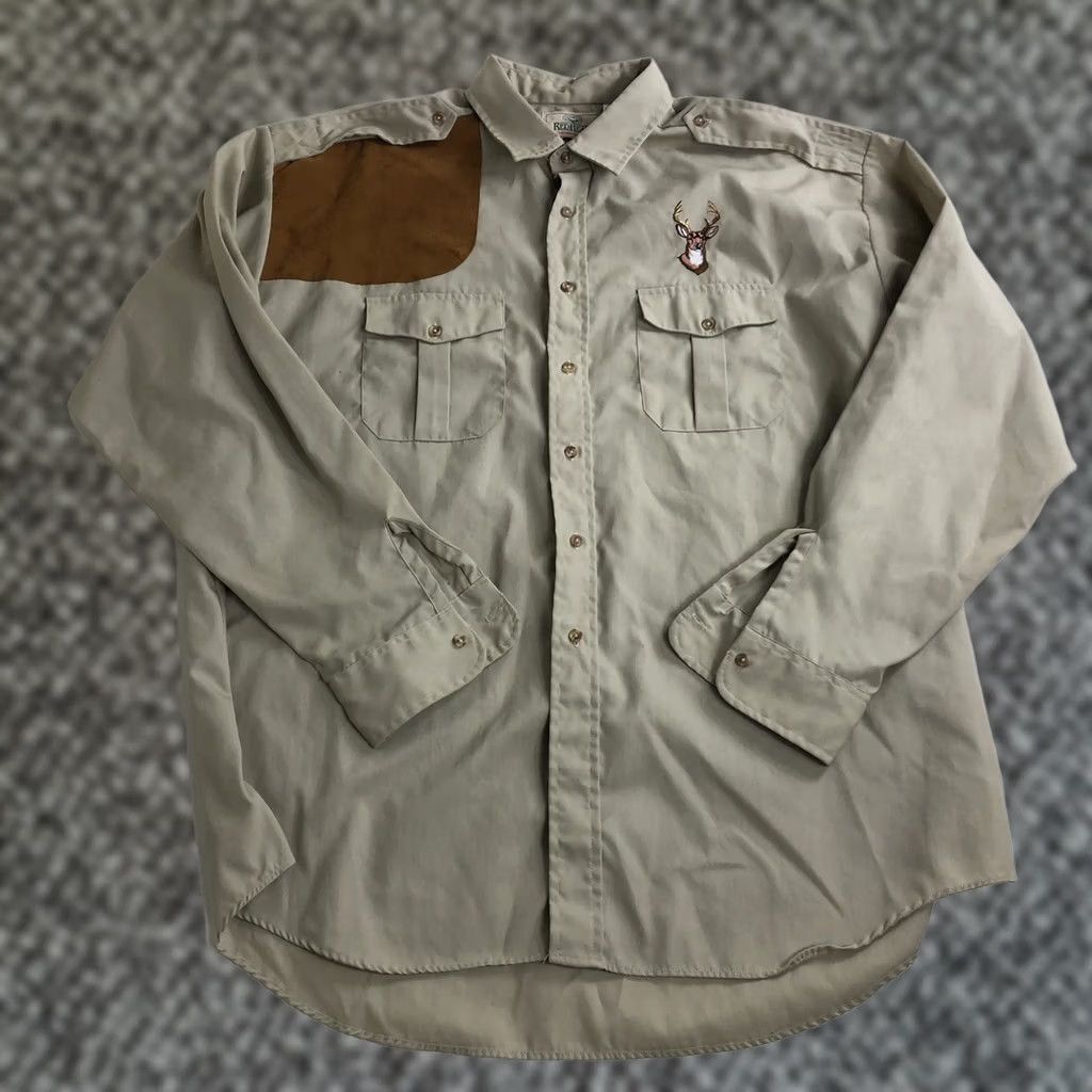 Vintage VINTAGE RedHead Long Sleeve Button Up Shirt Mens 2XL Hunting Deer Embroidery Shirt Size US XXL / EU 58 / 5 - 1 Thumbnail