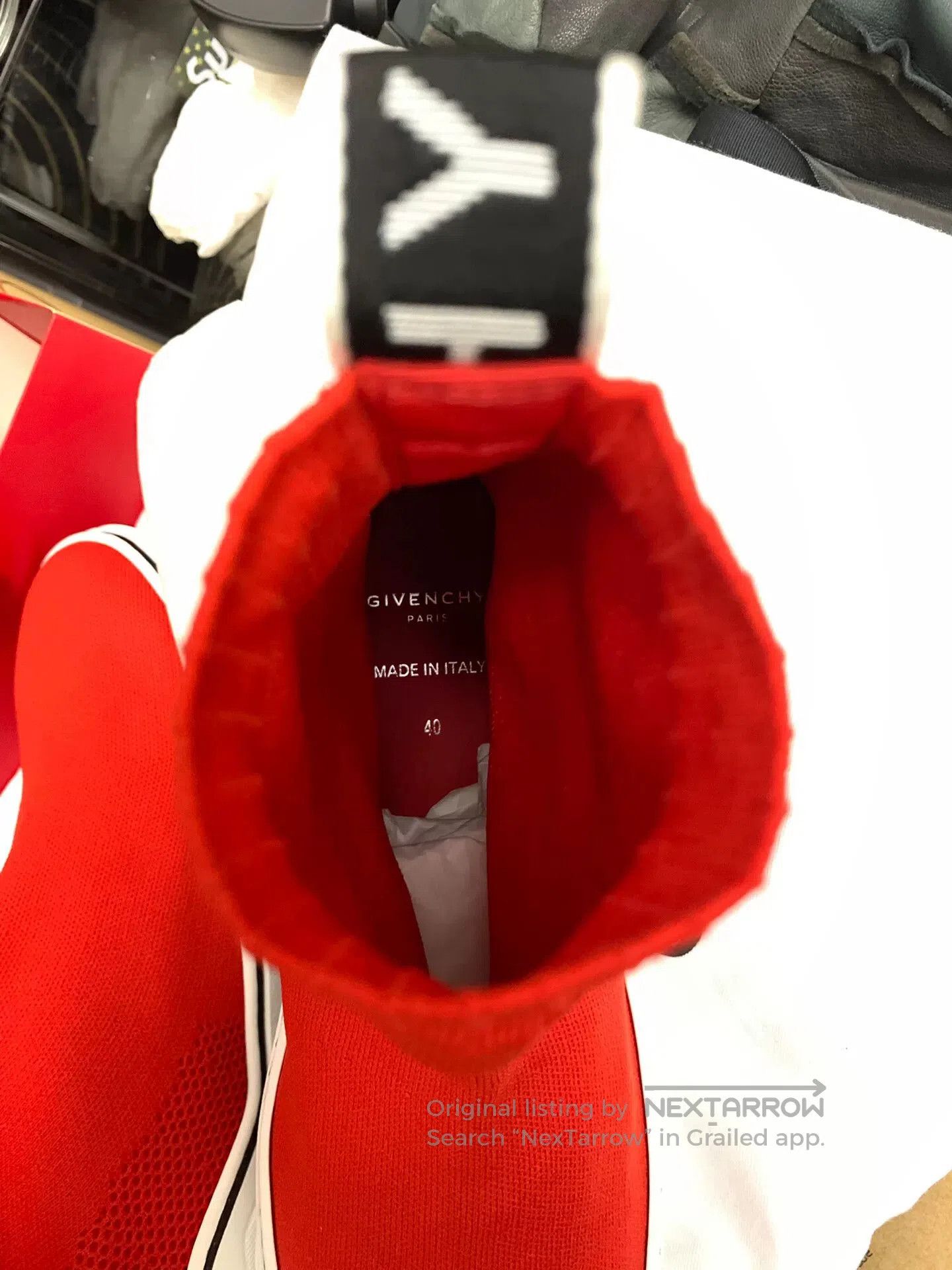 Givenchy Givenchy Red Sock Shoes Size 40. Size US 7 / EU 40 - 5 Thumbnail