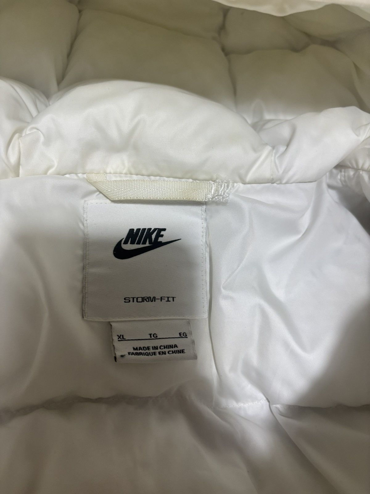 Nike White-grey nike bomber jacket Size US XL / EU 56 / 4 - 3 Thumbnail
