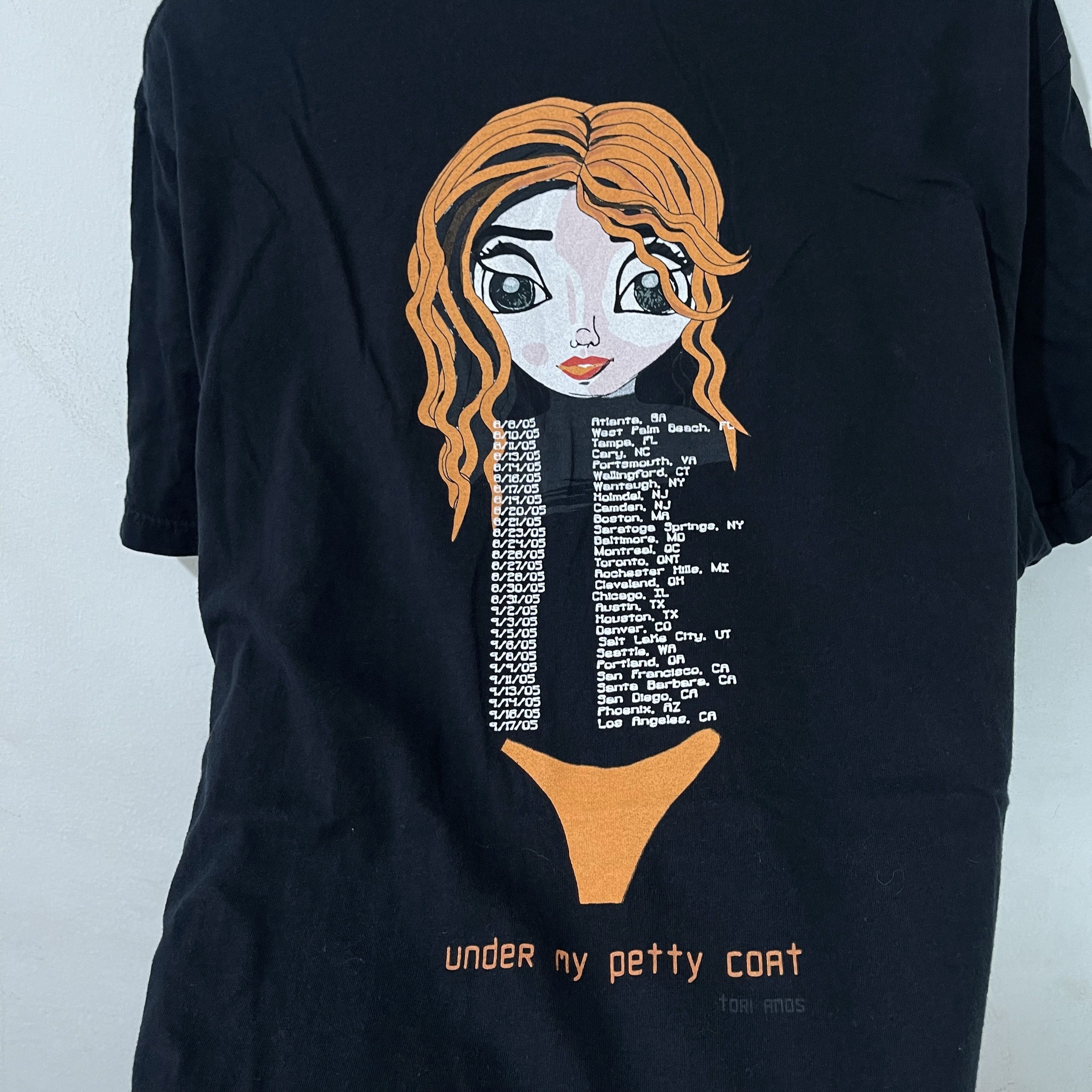 Band Tees Vintage 2005 Tori Amos The Power Of Orange Knickers T-Shirt Size US L / EU 52-54 / 3 - 2 Thumbnail