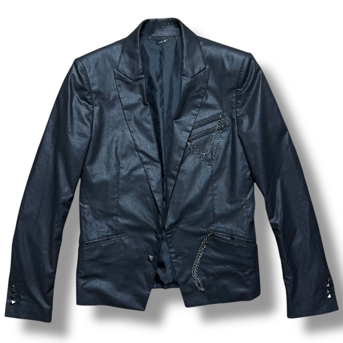 BUFFALO BOBS Buffalo Bobs Waxed Chain Blazer Jacket Size US M / EU 48-50 / 2 - 1 Thumbnail