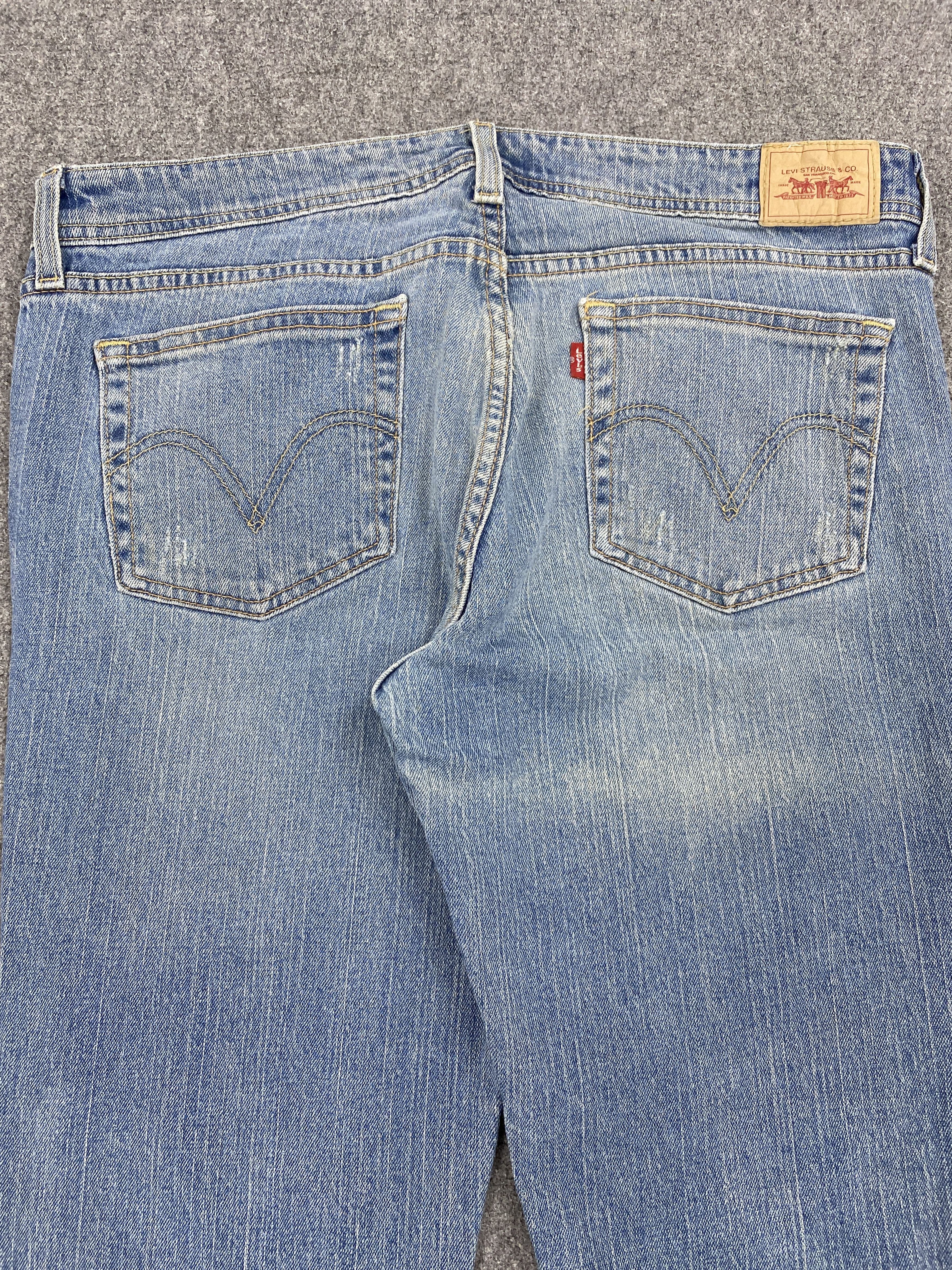 Levi's × Vintage Vintage Levi's 518 Superlow Bootcut Jeans Size US 35 - 4 Thumbnail