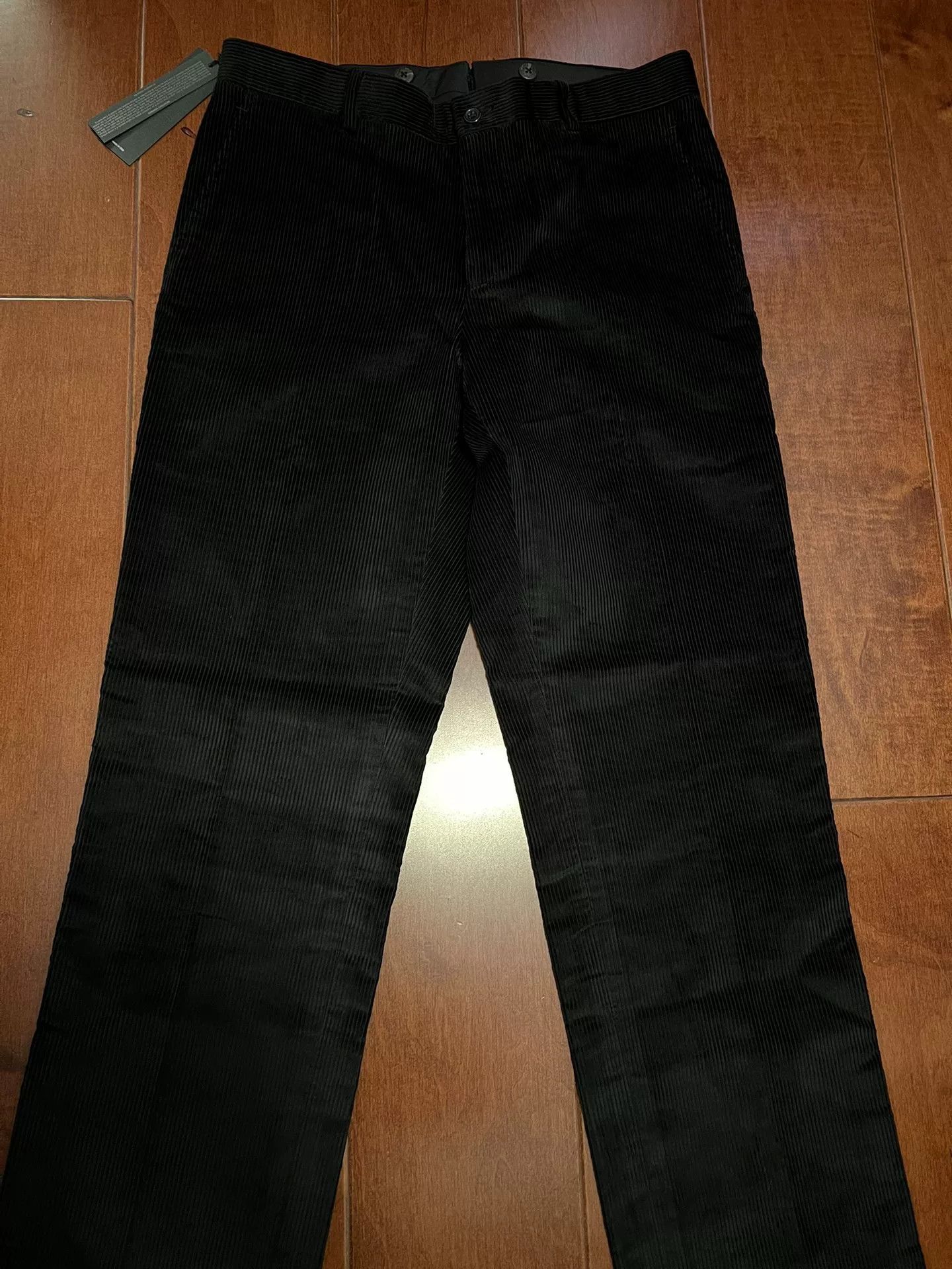 RRL Ralph Lauren POLO Ralph Lauren RRL Black Corduroy Trousers Size US 33 - 1 Thumbnail