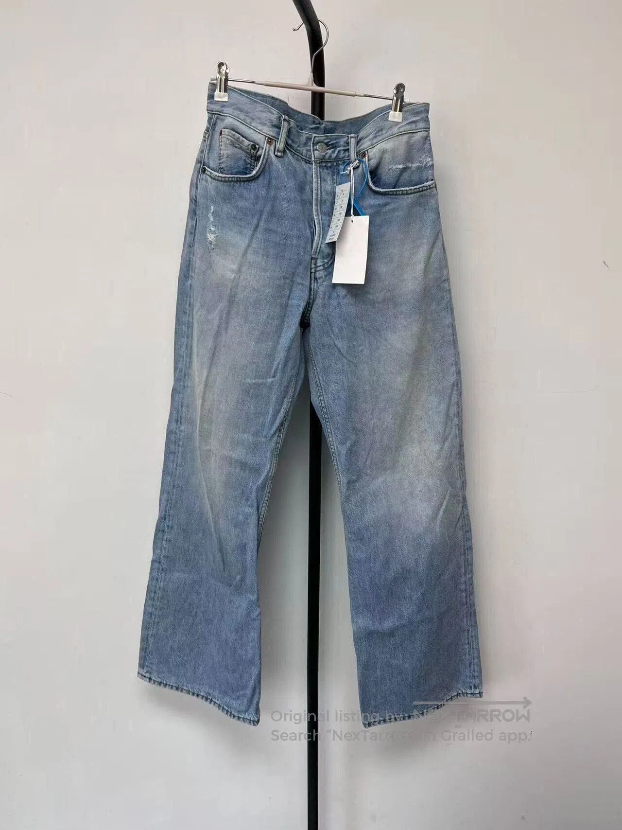 Acne Studios Acne Studios Cleanfit Low Waist Wide Jeans. Size US 29 - 1 Thumbnail