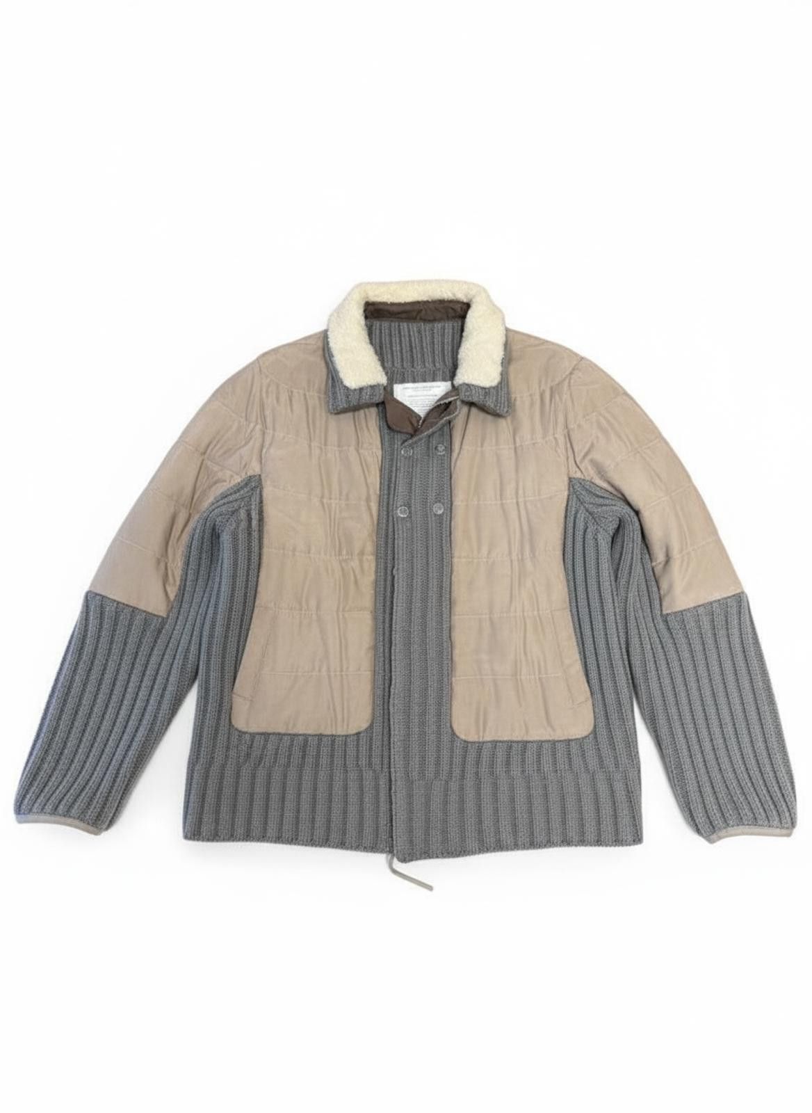 Prada Undercover - Knitted Padded Full Zip Sweater Jacket Size US M / EU 48-50 / 2 - 1 Thumbnail
