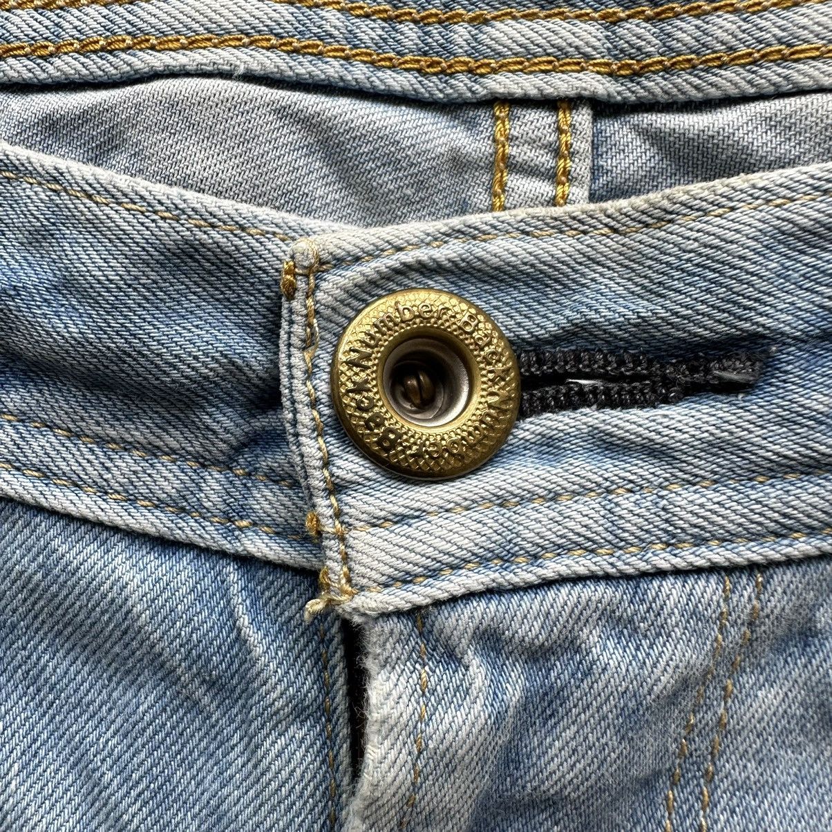 Japanese Brand Vintage Back Numbers Lightwash Faded Distressed Denim Jean Size US 32 / EU 48 - 4 Thumbnail