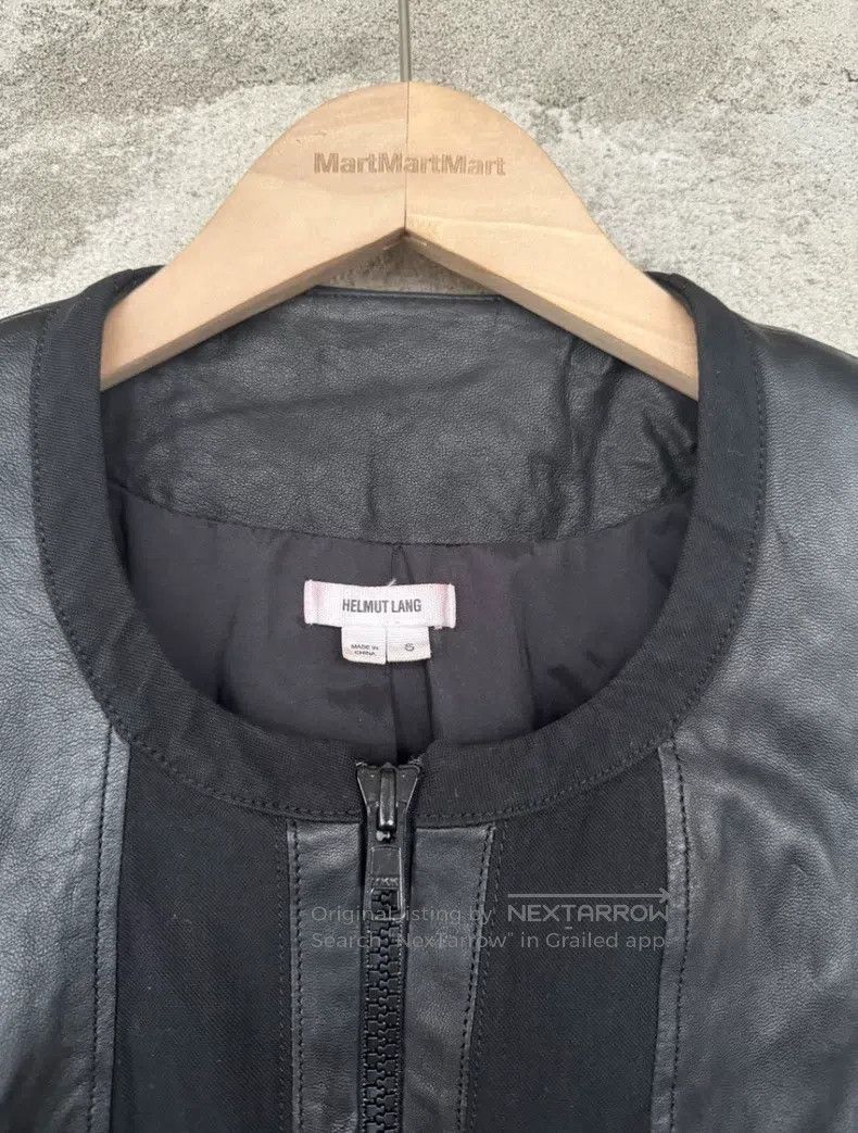 Helmut Lang HELMUT LANG Skin-tight leather jacket Size US S / EU 44-46 / 1 - 5 Thumbnail