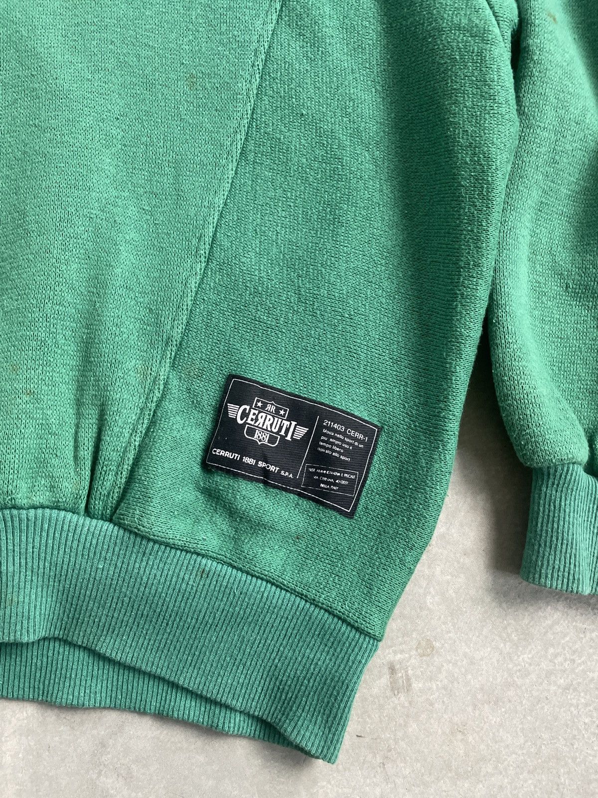 Cerruti 1881 × Vintage VINTAGE CERRUTI 1881 MADE IN ITALY HALF ZIPPER SWEATSHIRT Size US M / EU 48-50 / 2 - 3 Thumbnail