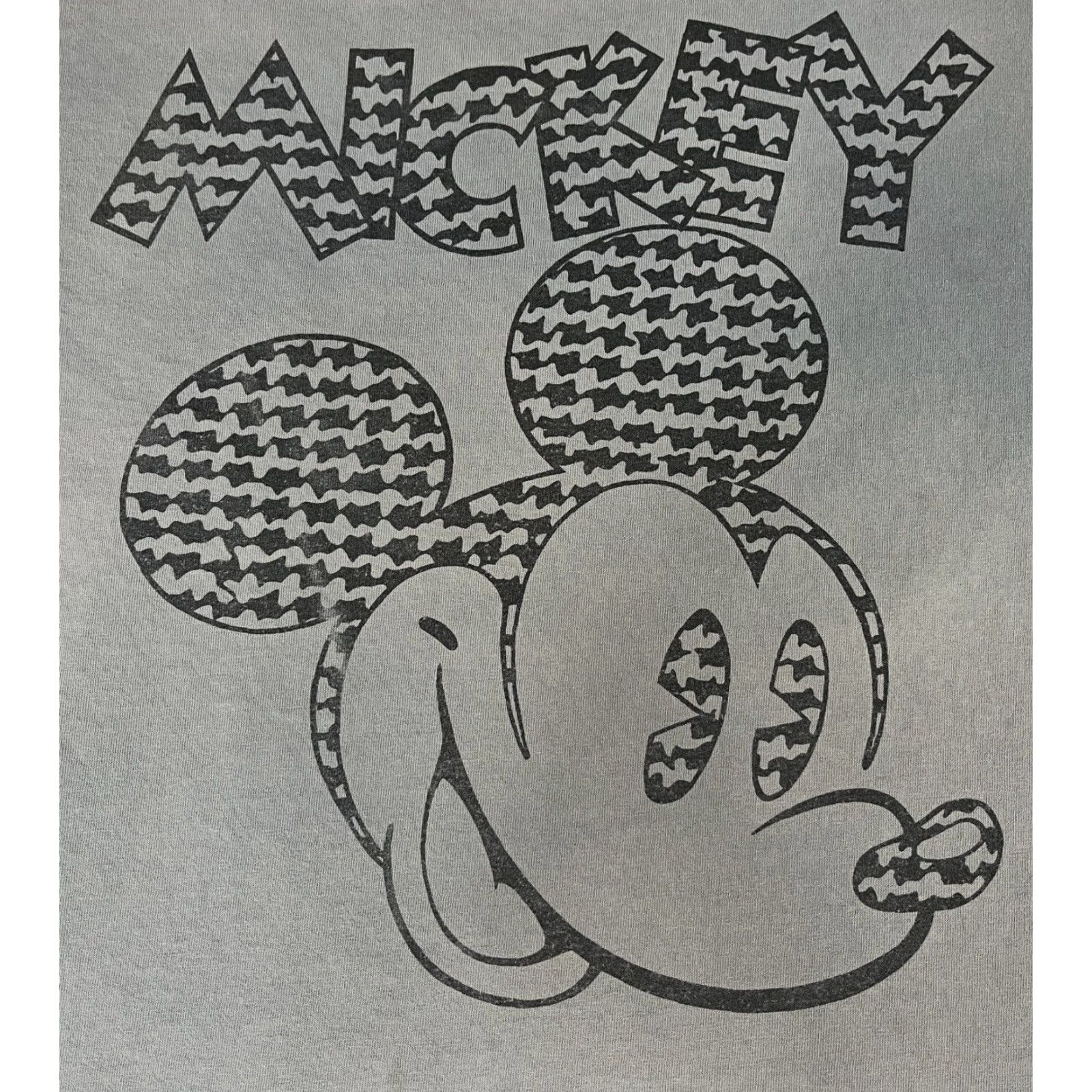 Disney Disney Mickey Mouse Men's Vintage T-Shirt - Gray, XL, Crew Neck, Short Sleeve, Cotton, Made in USA, 1990s, Graphic Print Size US XL / EU 56 / 4 - 3 Thumbnail