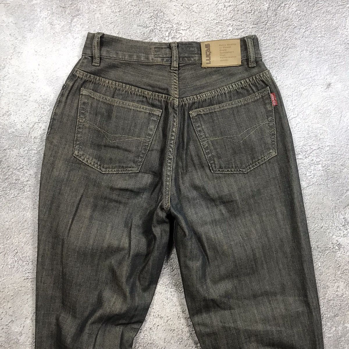 Vintage Vintage Y2K Baggy Distressed Flared Jeans Grunge Skate 29 Size 29" - 5 Thumbnail