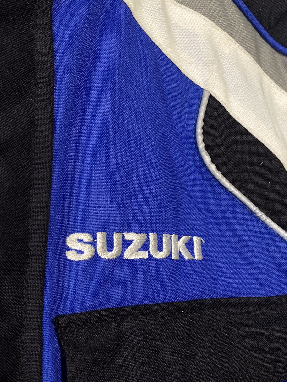 Japanese Brand 🔥 00s SUZUKI MOTORCYCLE RIDING JACKET Y2K BIKER STYLE RACING Size US S / EU 44-46 / 1 - 9 Thumbnail