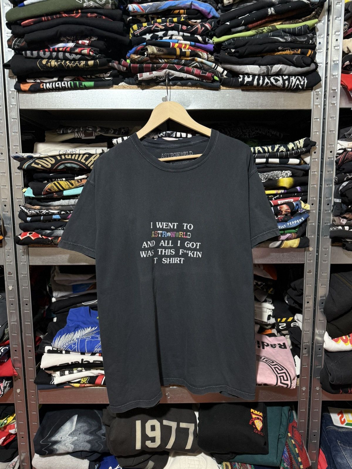 Rap Tees Travis Scott I went to Astroworld Fuckin T-Shirt Y2K Hype Size US XL / EU 56 / 4 - 1 Thumbnail