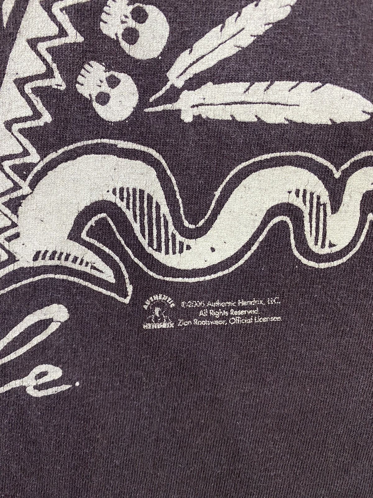 Band Tees 💥VINTAGE JIMI HENDRIX rock blues singer zion 2005 tee shirt Size US XL / EU 56 / 4 - 2 Thumbnail