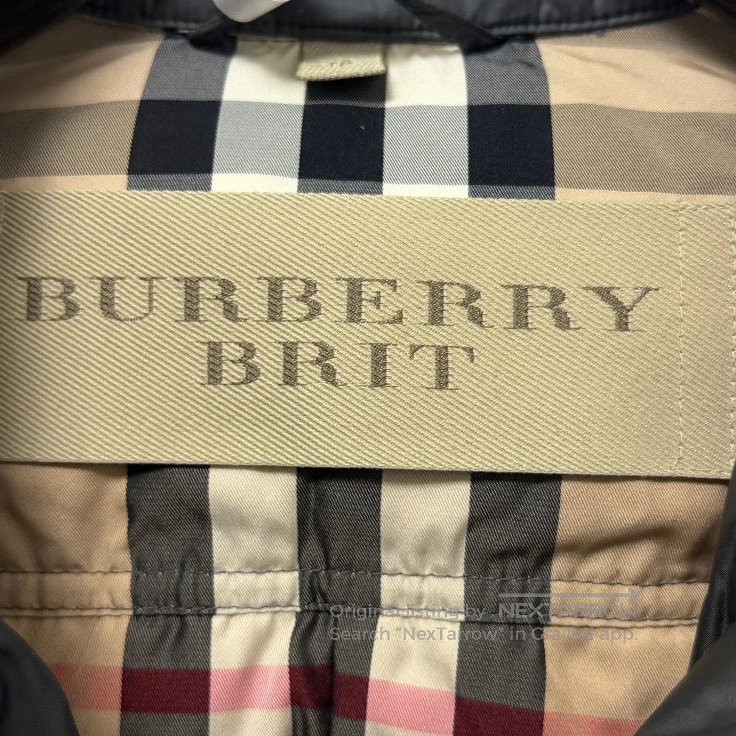 Burberry Burberry Grey Lined Plaid Puffer Jacket| Size XS / US 0-2 / IT 36-38 - 2 Thumbnail