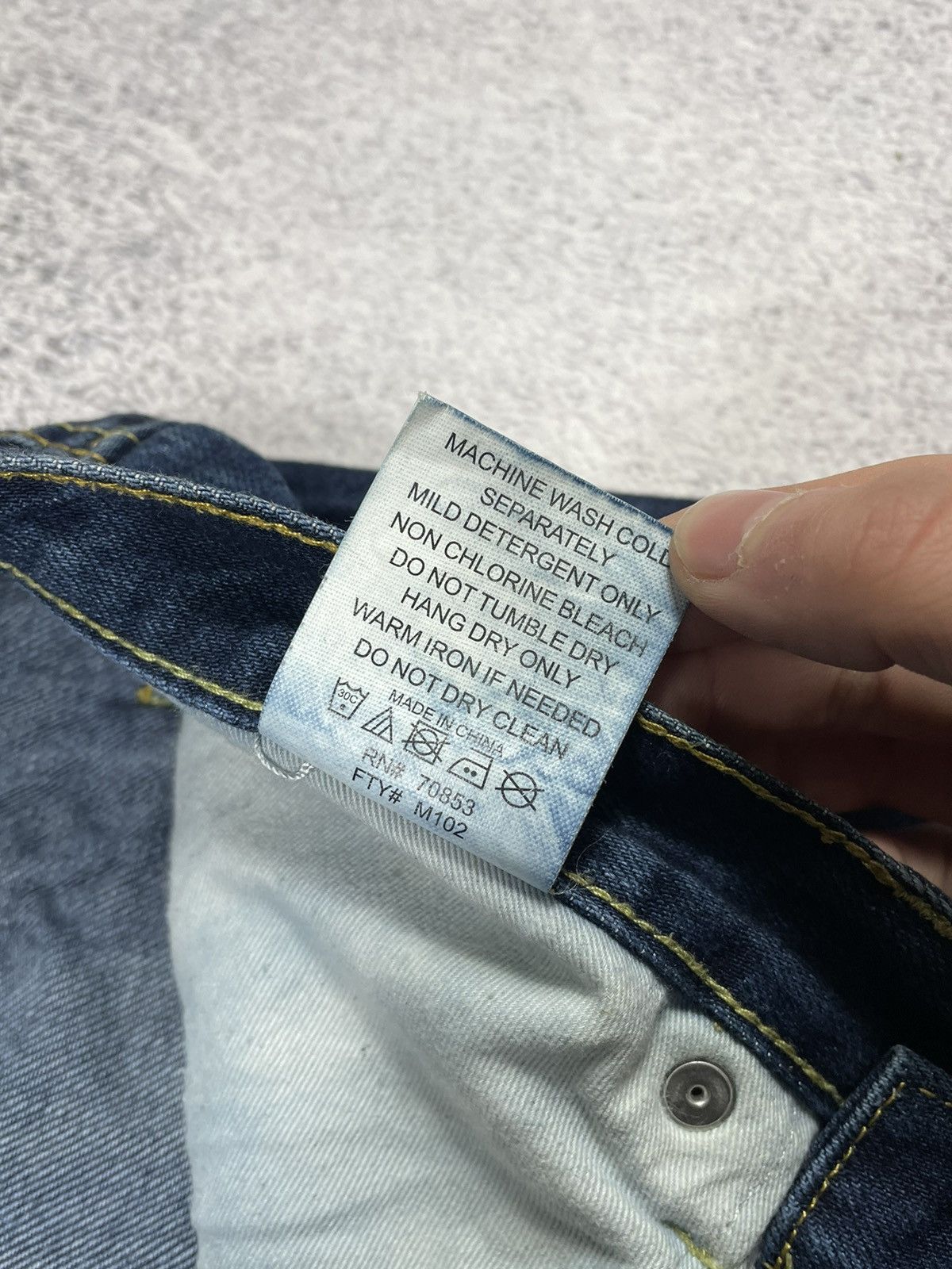 Japanese Brand × Vintage Vintage Money Logo Seldvedge Denim Jeans Size US 32 / EU 48 - 12 Thumbnail
