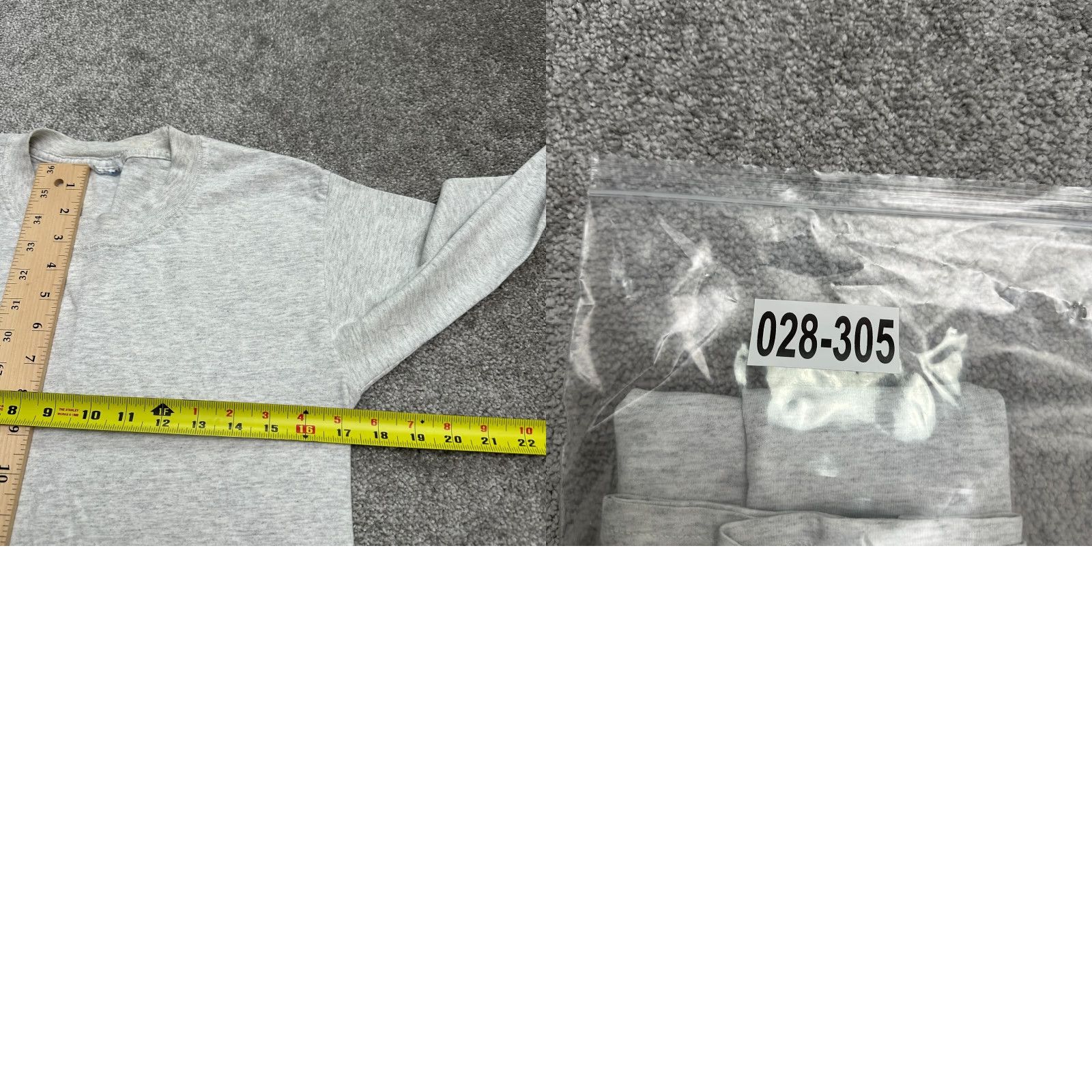 Vintage Unbranded Gray Long Sleeve Crew Neck Shirt Women's Small Cotton Stretch Tee Casual Size S / US 4 / IT 40 - 8 Thumbnail