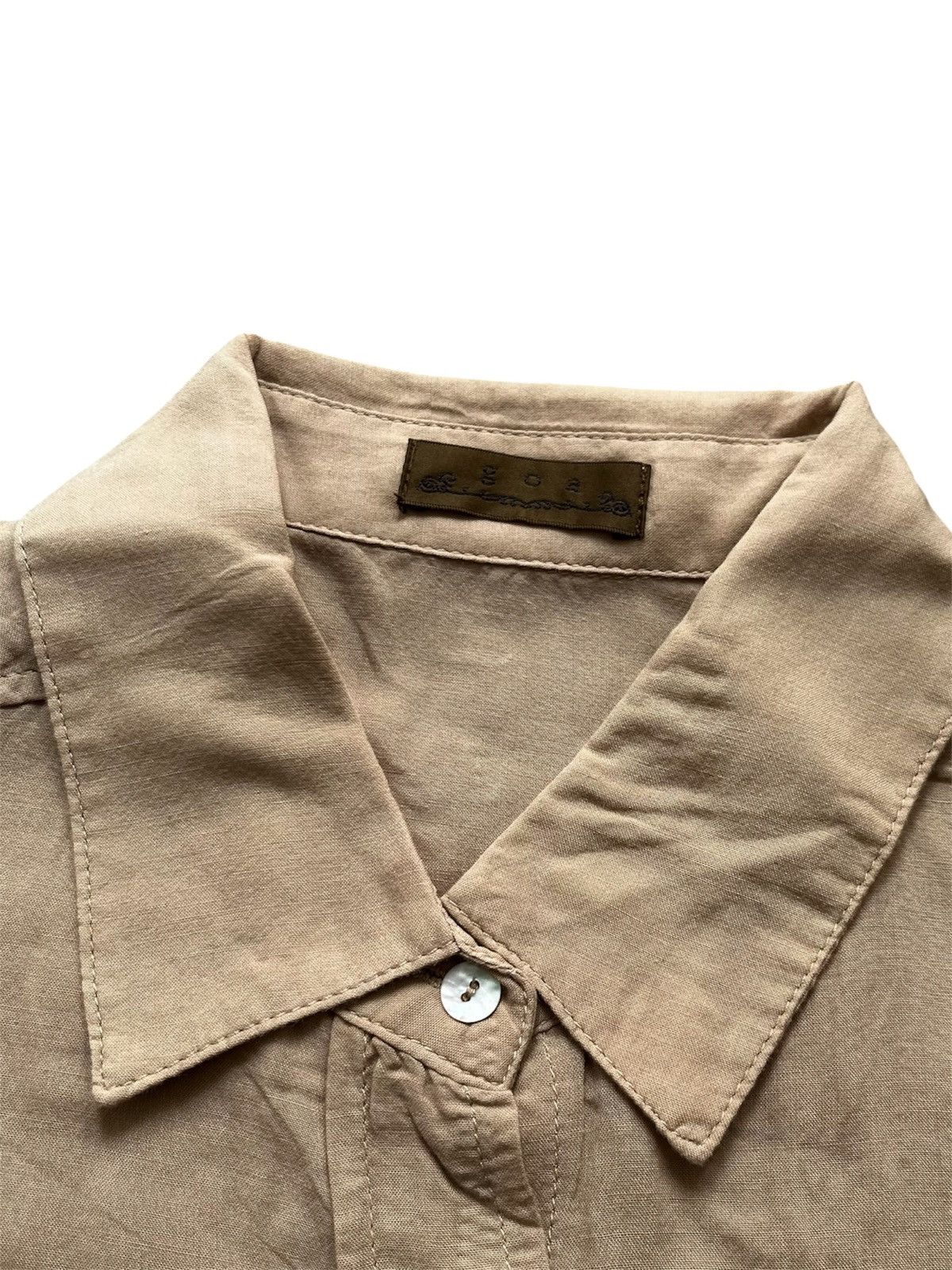 Japanese Brand 2000s Japanese Archive Goa Linen Shirt Size M / US 6-8 / IT 42-44 - 4 Thumbnail
