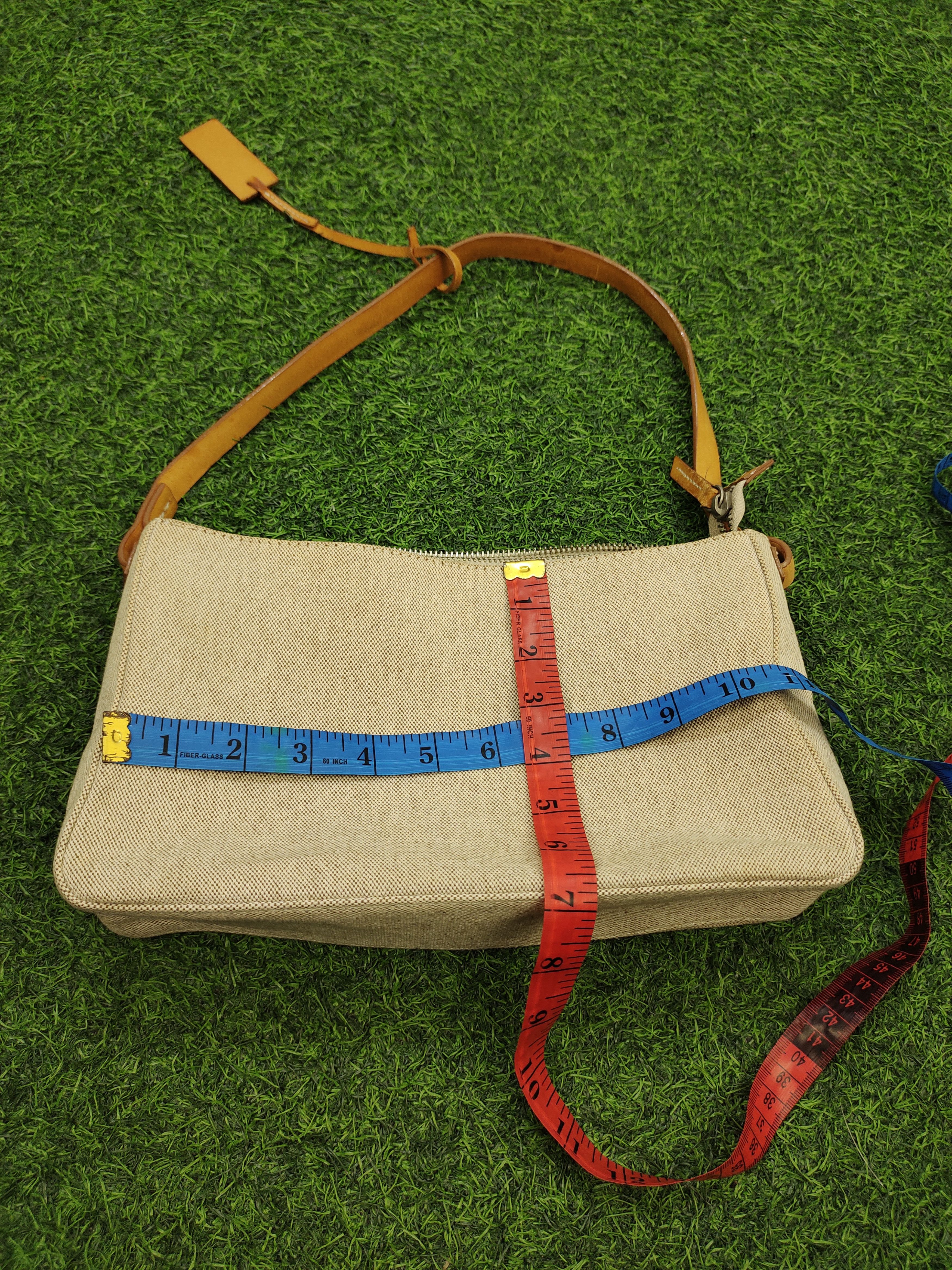 Mr. Junko Vintage Junko Shimada Japan Canvas Mix Leather Shoulder Bag Size ONE SIZE - 14 Thumbnail