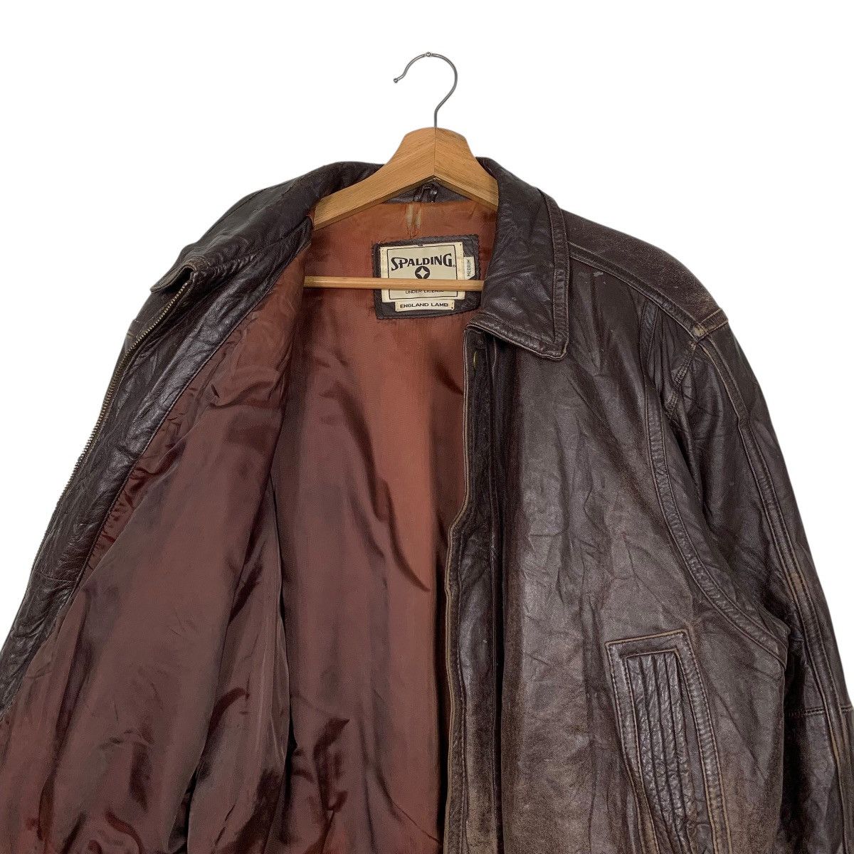 Japanese Brand Vintage Spalding Leather Jacket Size US M / EU 48-50 / 2 - 10 Thumbnail