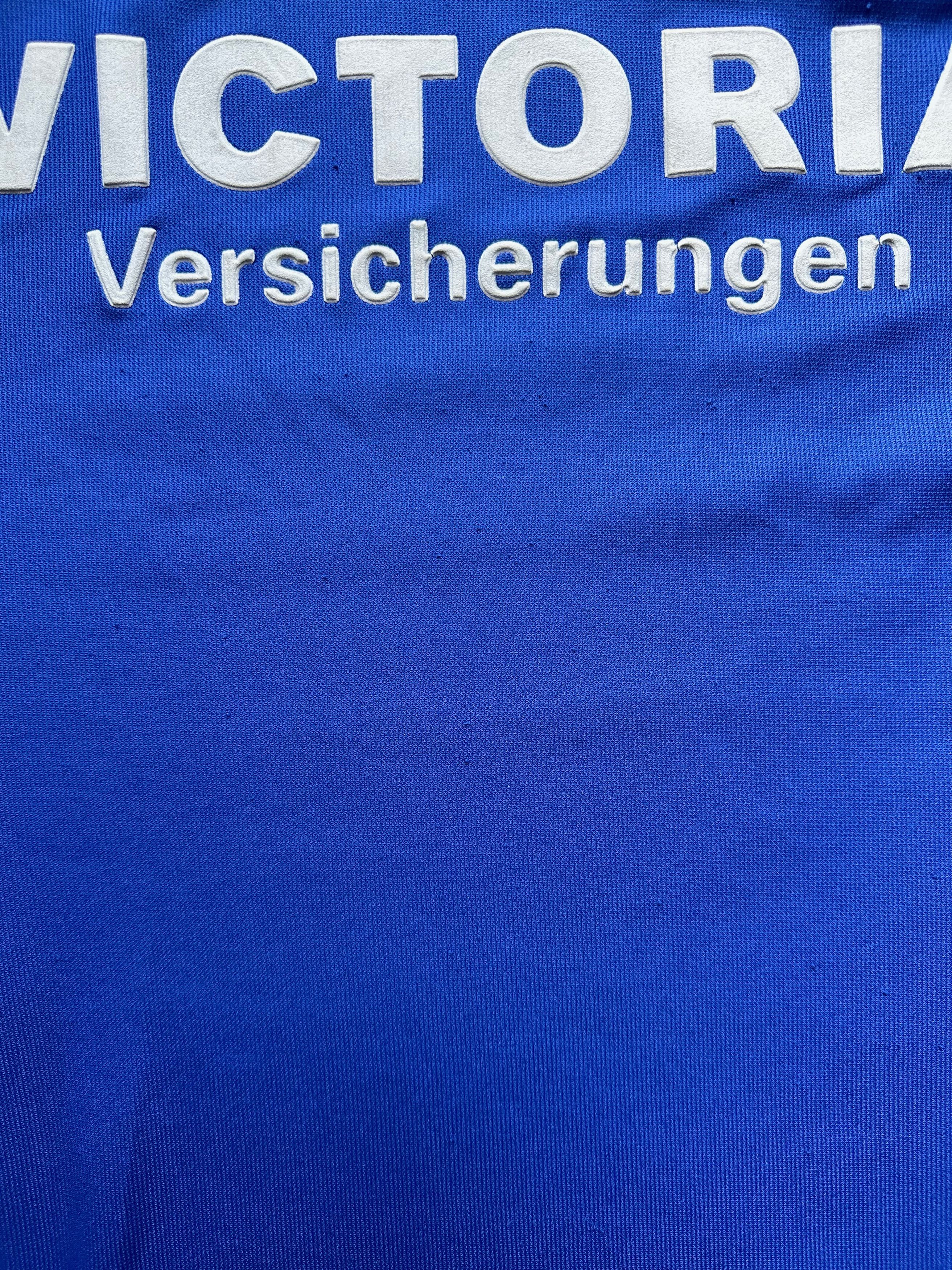 Adidas 2002 Schalke 04 Adidas Home jersey soccer bundes Liga Size US S / EU 44-46 / 1 - 11 Thumbnail