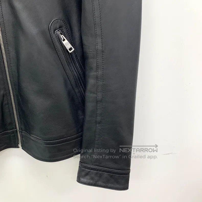 Prada Prada Black sheepskin zipper long-sleeved leather jacket Size US M / EU 48-50 / 2 - 4 Thumbnail