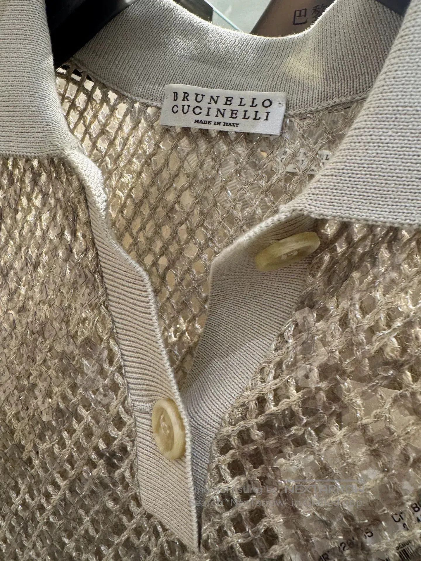 Brunello Cucinelli Brunello Cucinelli Knit Polo Top. Size US L / EU 52-54 / 3 - 2 Thumbnail