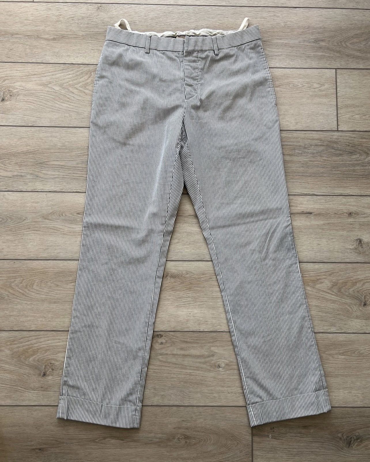 HELMUT LANG 97AW RUBBER STRIPE WOOL PANT