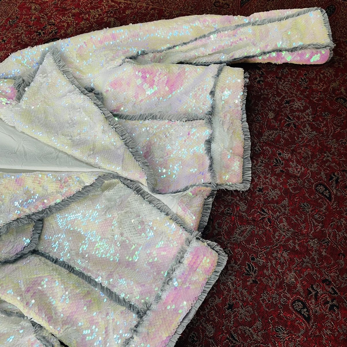 Other Reversible Sequins Double Collar Jacket Size M / US 6-8 / IT 42-44 - 5 Thumbnail