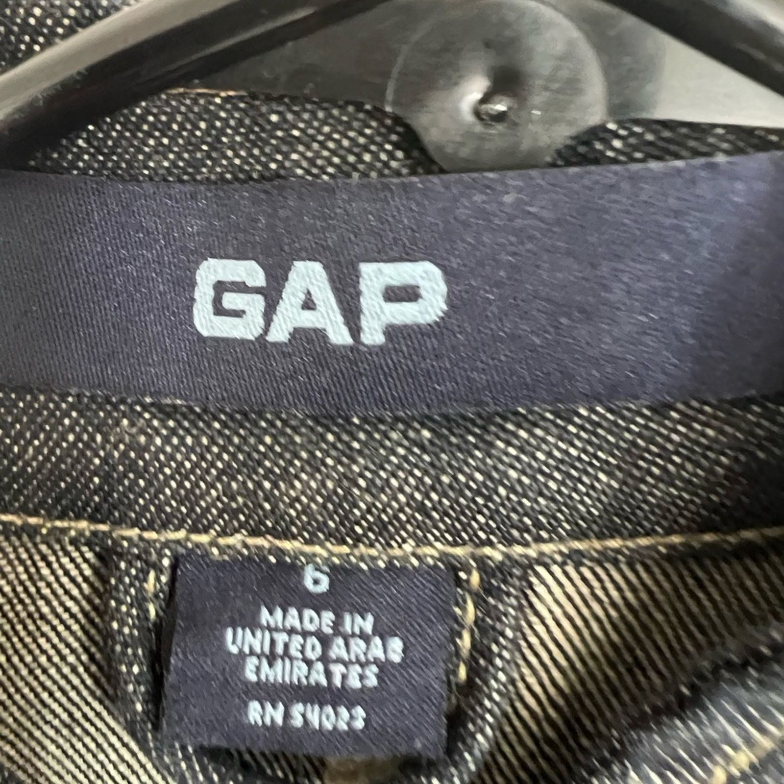 Gap Gap Jacket Women's 6 Blue Denim Cinch Waist Back Pleat Size M / US 6-8 / IT 42-44 - 4 Thumbnail