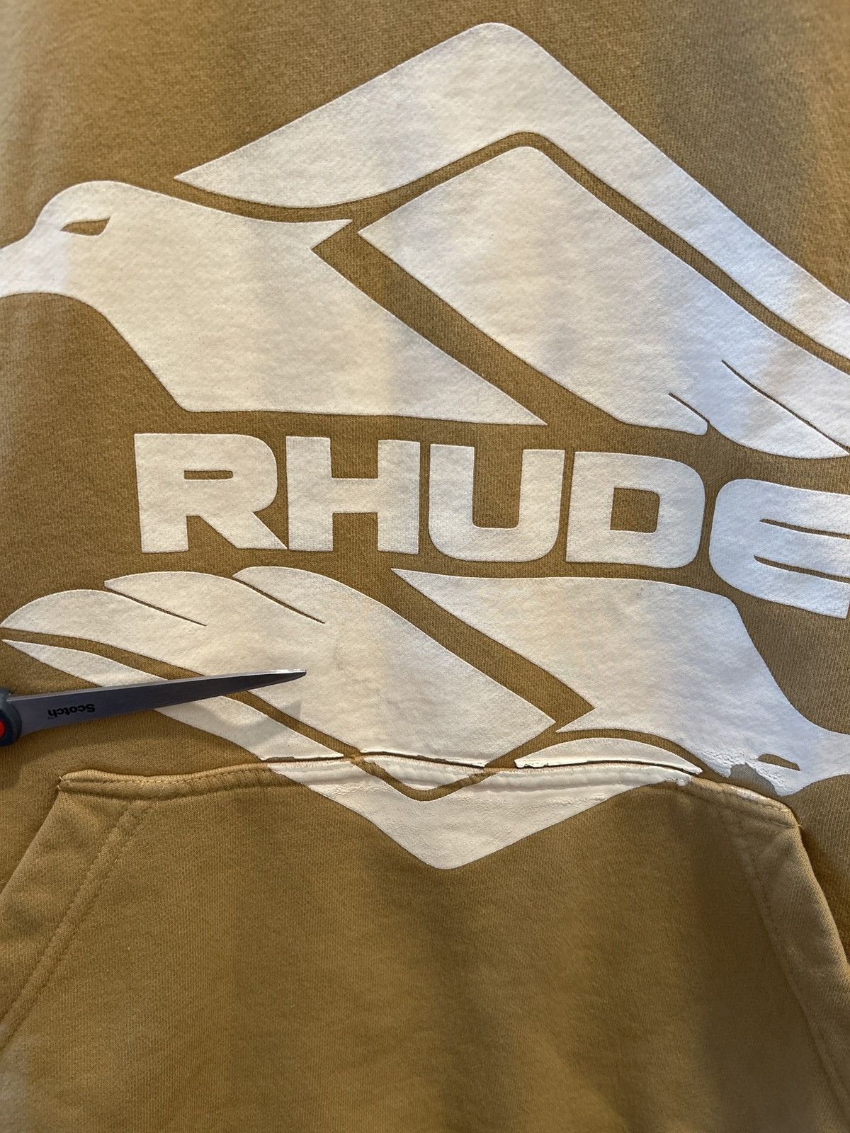 Rhude Rare Rhude Eagle Mustard Crewneck!! Size US M / EU 48-50 / 2 - 4 Thumbnail