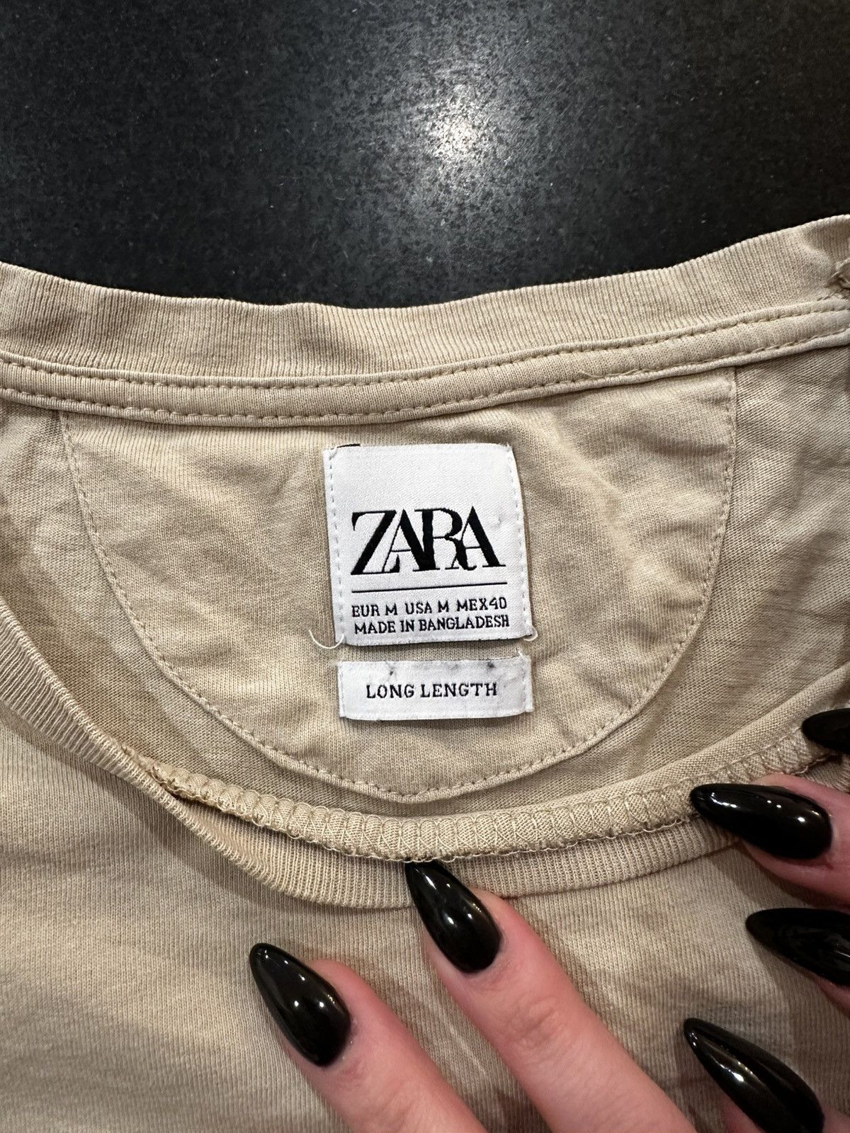 Zara Zara Long length T-shirts Size US M / EU 48-50 / 2 - 3 Thumbnail