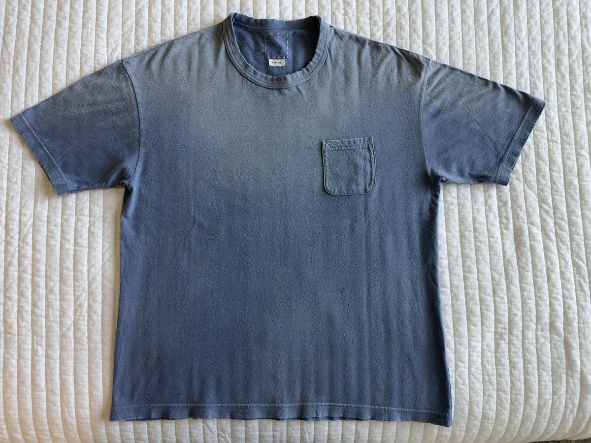 Visvim Visvim Jumbo Crash Tee Size 3 Blue Size US L / EU 52-54 / 3 - 1 Thumbnail