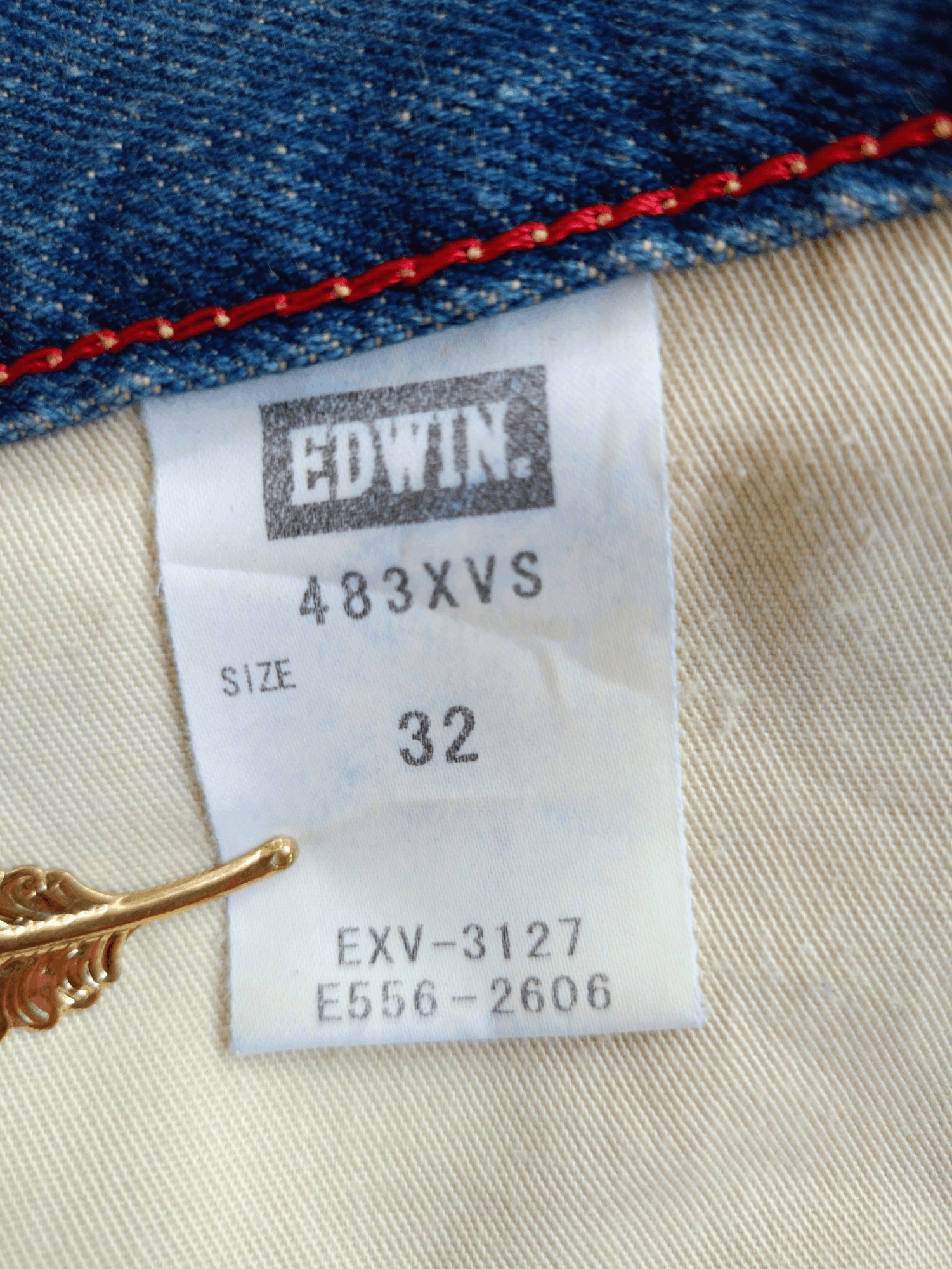 Edwin × Vintage Edwin Exclusive Vintage Denim Regular Distressed Jeans Size US 32 / EU 48 - 20 Thumbnail