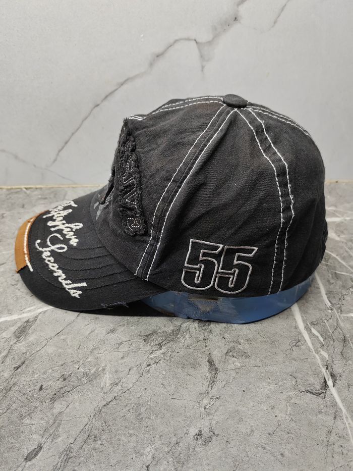 Japanese Brand Vintage Progressive Distressed Style Cap Hat Size ONE SIZE - 4 Thumbnail