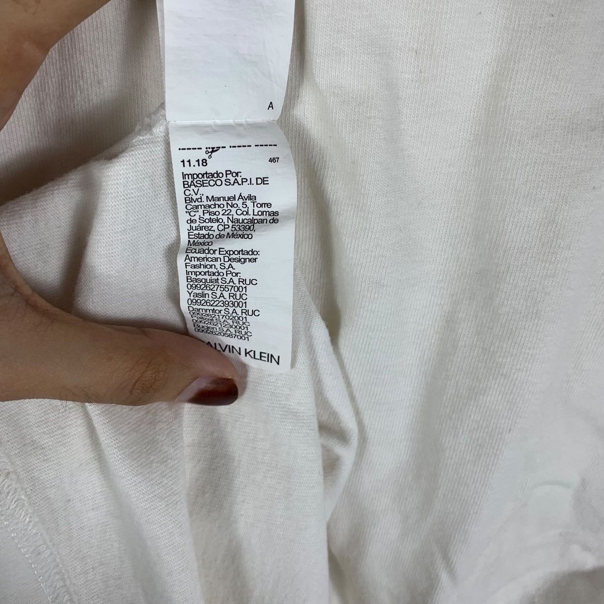 Calvin Klein CALVIN KLEIN CK New York Center Logo Boxy Tee Shirt Top Size M / US 6-8 / IT 42-44 - 13 Thumbnail