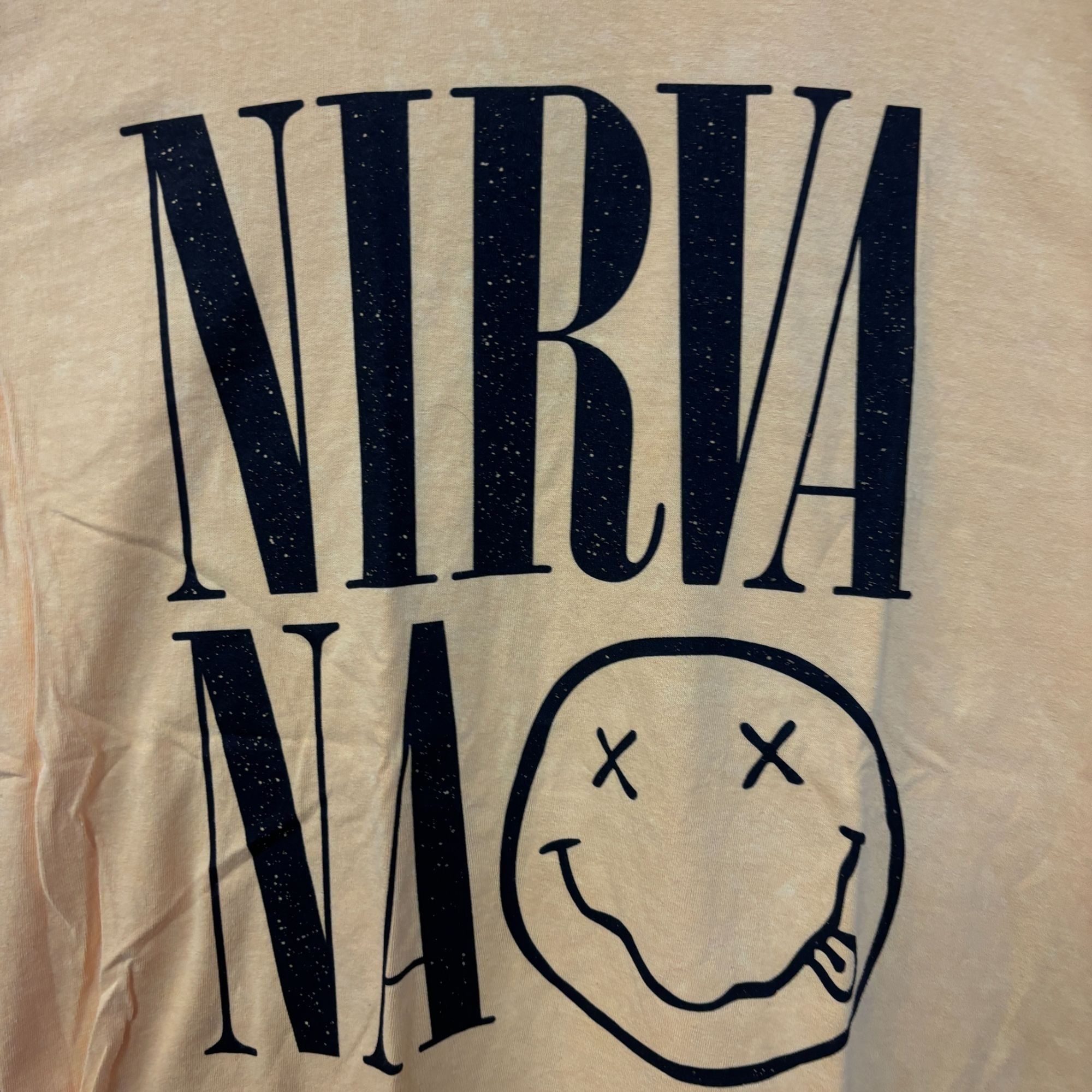 Nirvana Nirvana Spell-Out Nevermind Smiley Face Grunge Tee Large Size US L / EU 52-54 / 3 - 3 Thumbnail