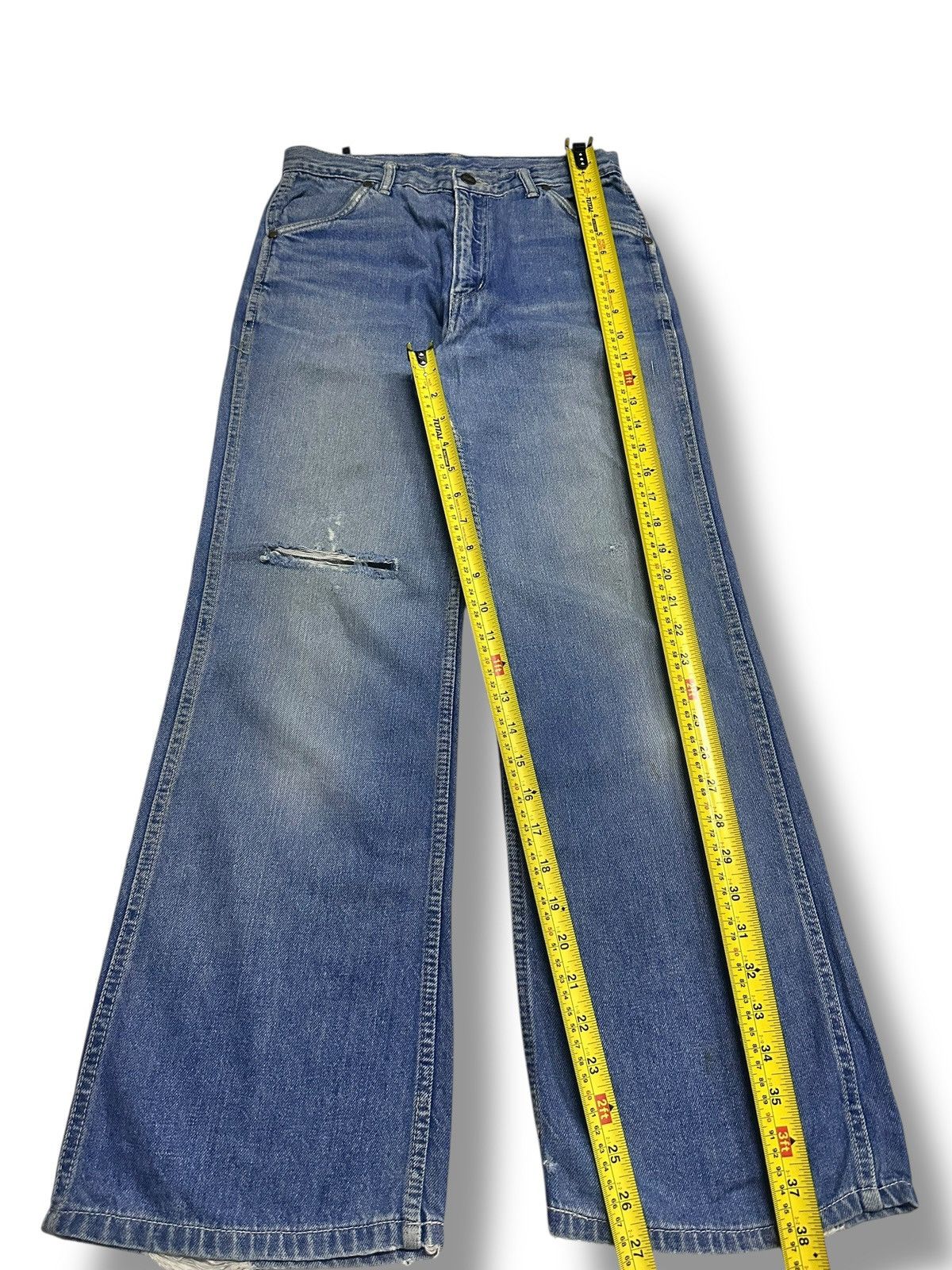 Johnbull Distressed Johnbull Jean With Baggy Style Wideleg Faded Wash Size US 28 / EU 44 - 10 Thumbnail