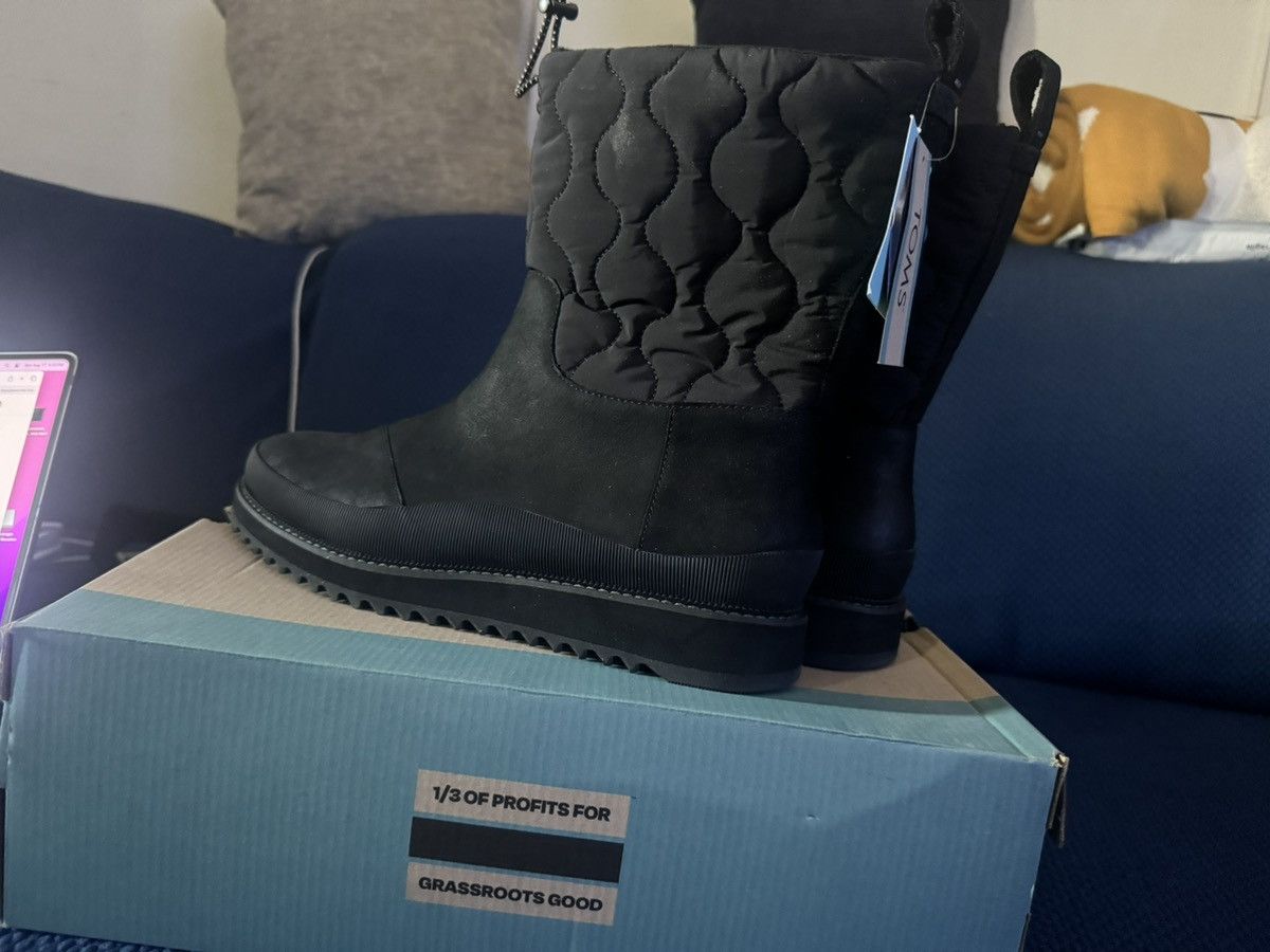 Toms Tom’s Rain Boots Size US 12 / IT 42 - 2 Thumbnail