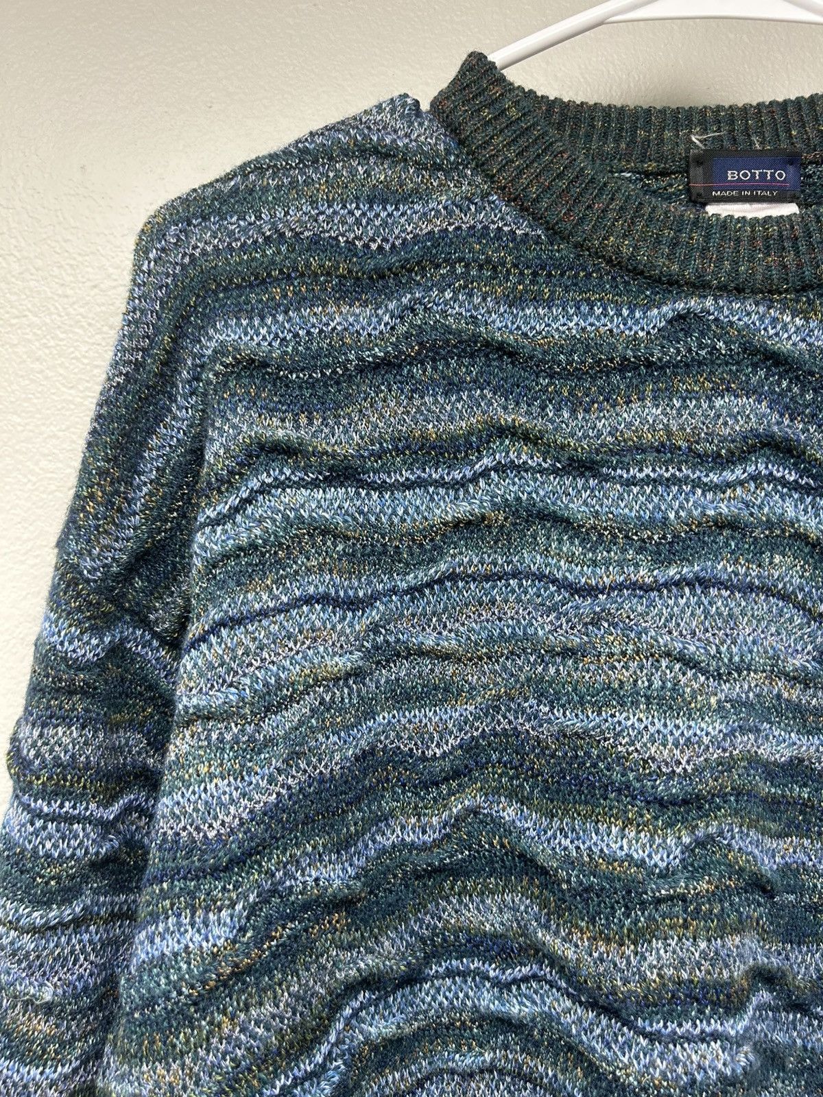 Coogi Vintage Botto Coogi Style Knit Sweater Blue Size US L / EU 52-54 / 3 - 2 Thumbnail