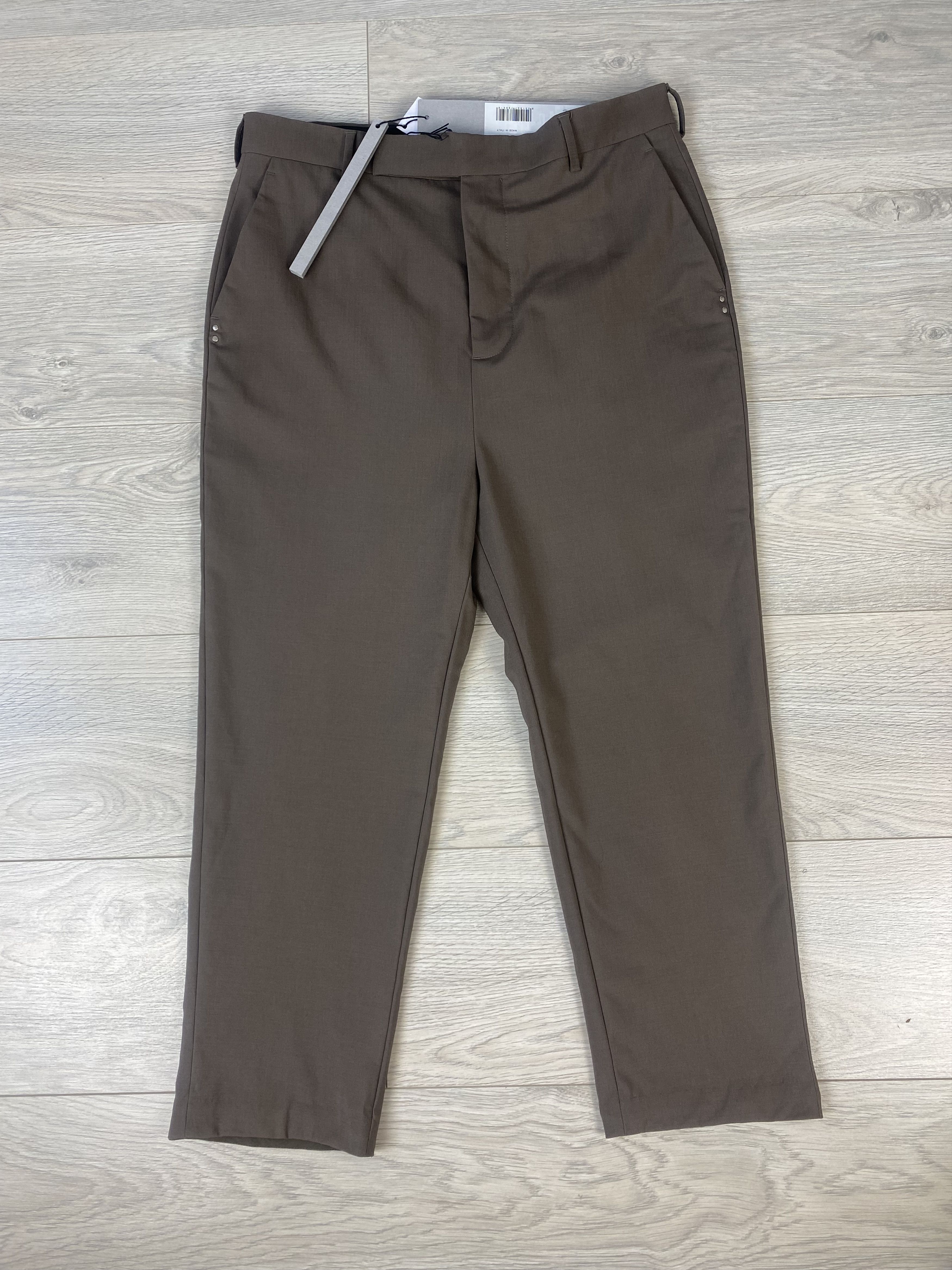 Rick Owens Astaires Cropped Woven Pants Dust Color Size US 30 / EU 46 - 3 Thumbnail