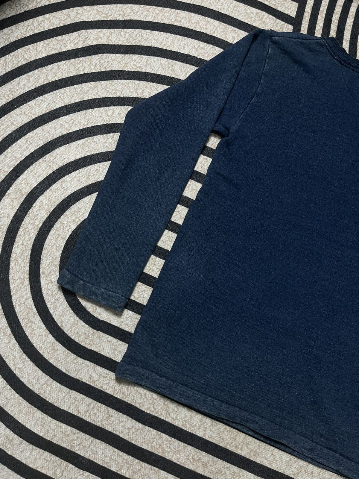 45rpm 90s 45RPM SWEATSHIRT LONG SLEEVE INDIGO DYE V-NECK Size US S / EU 44-46 / 1 - 14 Thumbnail