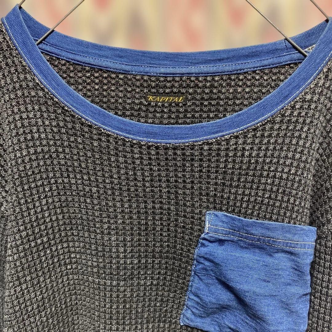 Kapital Waffle Long Sleeve Shirt Size US M / EU 48-50 / 2 - 3 Thumbnail