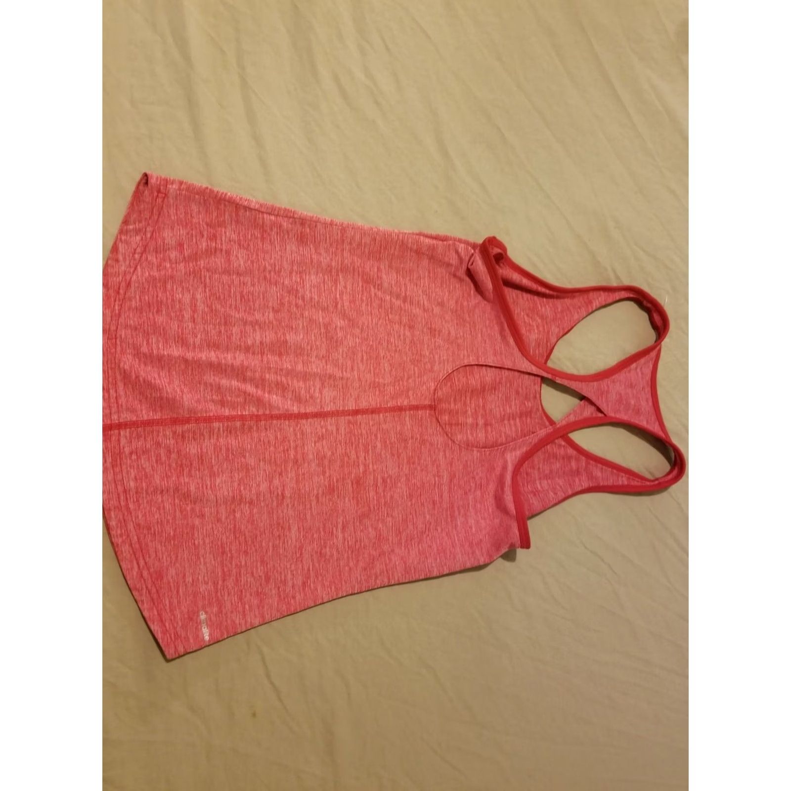 Adidas Womens adidas Tank Shirt XS Red Athletic Gym Workout Size XS / US 0-2 / IT 36-38 - 5 Thumbnail