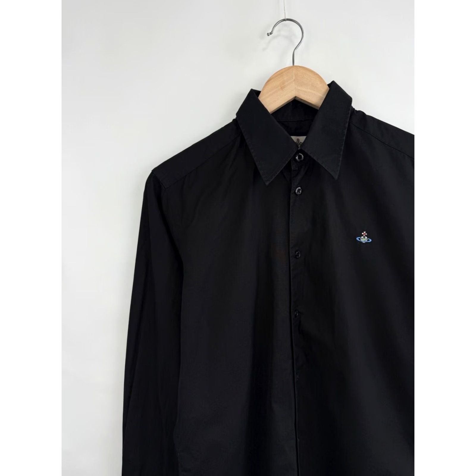 Vivienne Westwood Vivienne Westwood Shirt Mens Button-Up Long Sleeve Black 44 Retro Y2K Luxury Rare Color Black Size US XXL / EU 58 / 5 - 3 Thumbnail